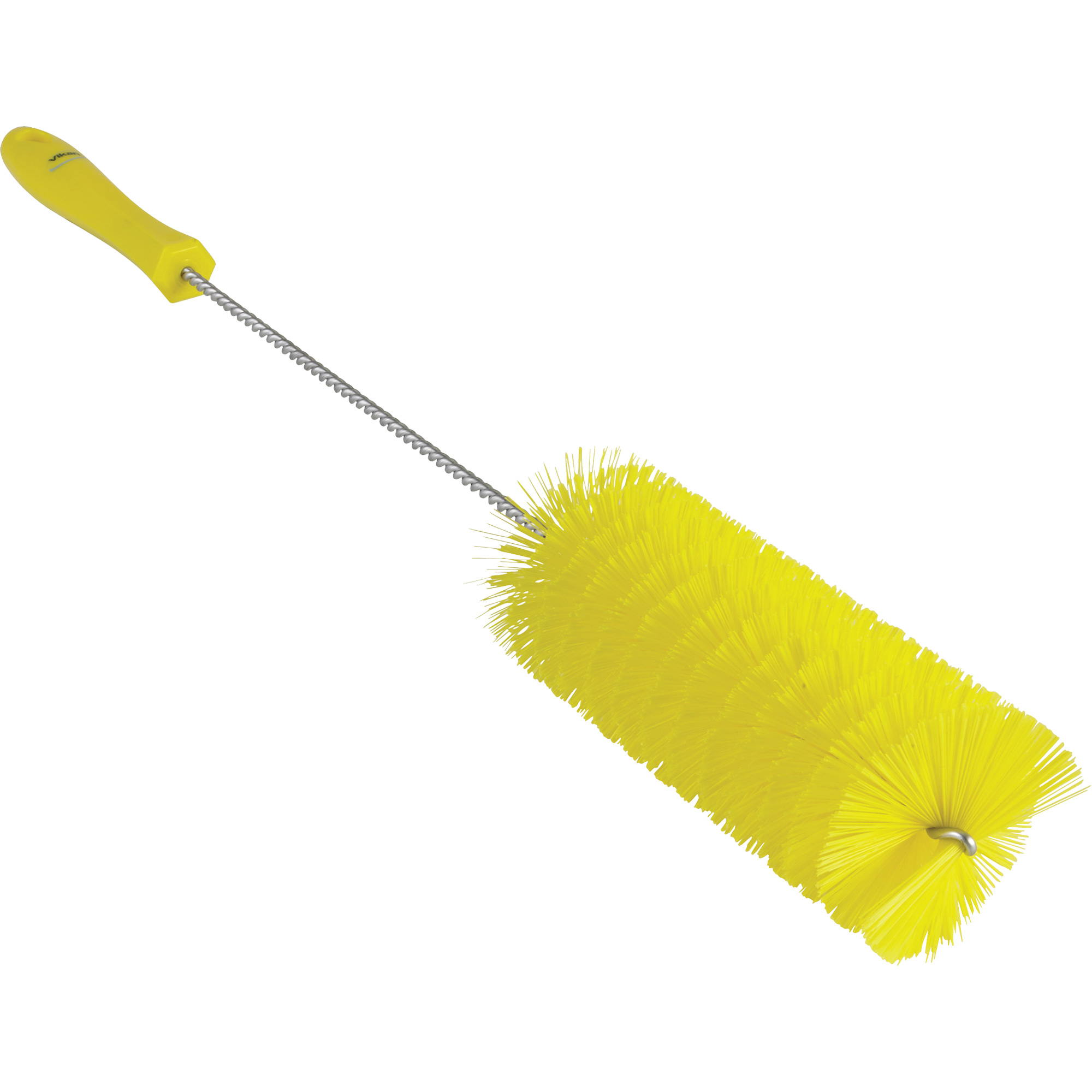 Brosse pour valve 2,4", Soies Moyen, Longueur de 20", Jaune