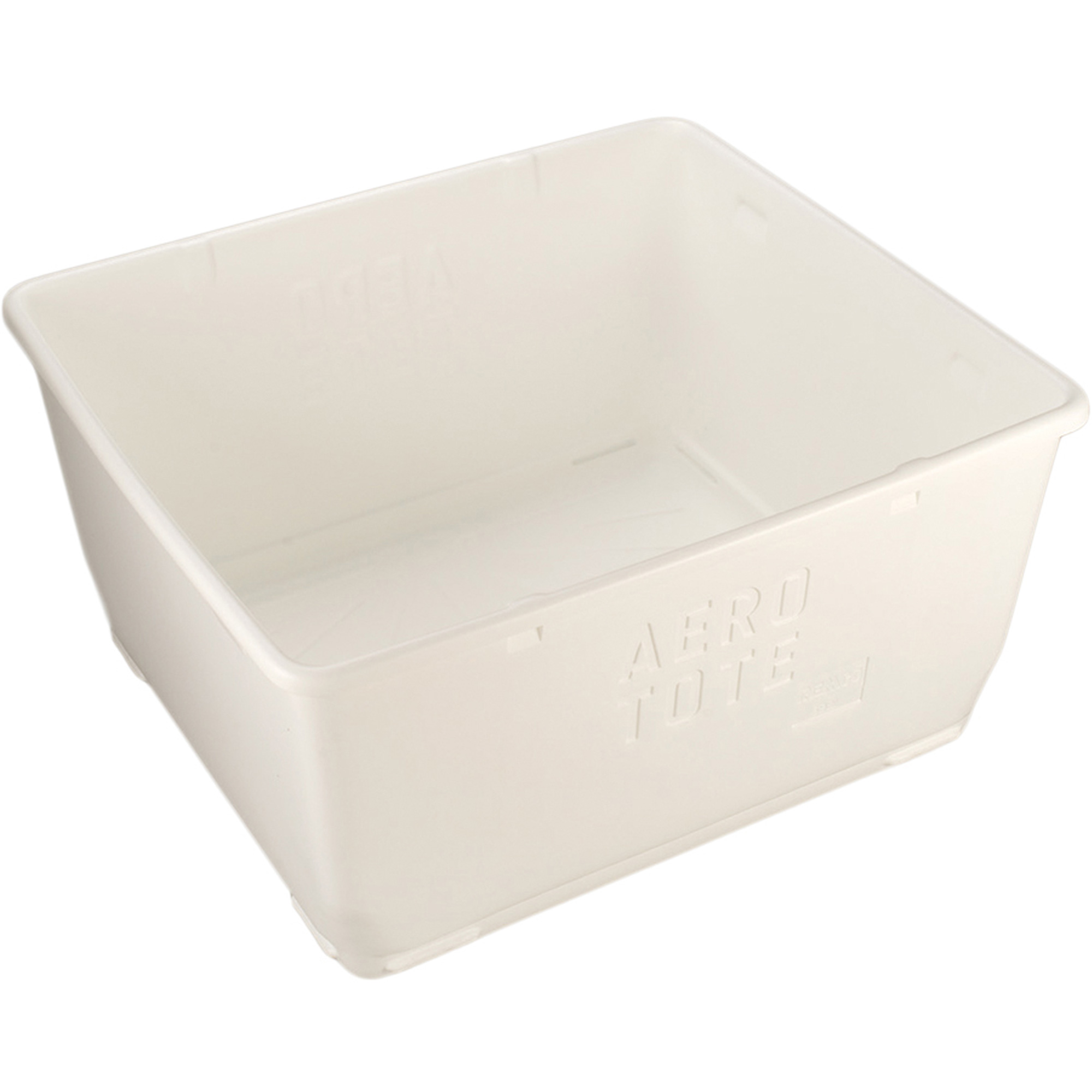 Contenant de rangement pour la nourriture, Plastique, Capacité de 108 gal., Blanc