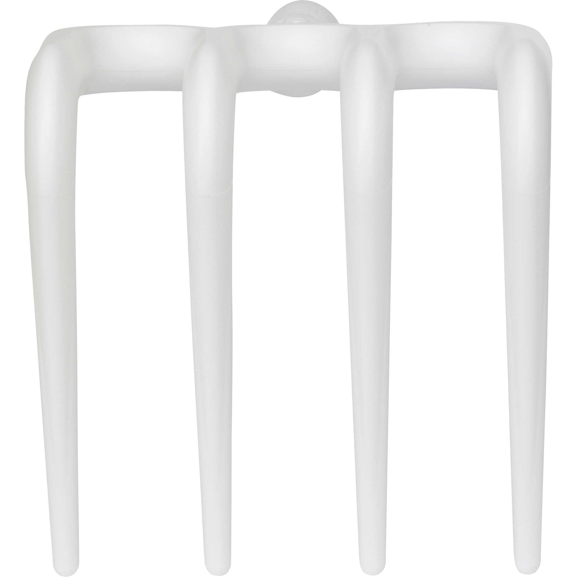 Fourche hygiénique, Plastique, Blanc