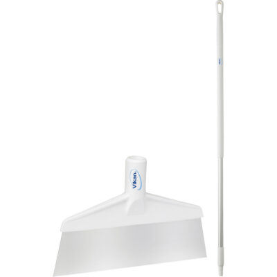 Grattoir à plancher avec manche, Blanc, 9-3/5" la x 55-9/10" lo