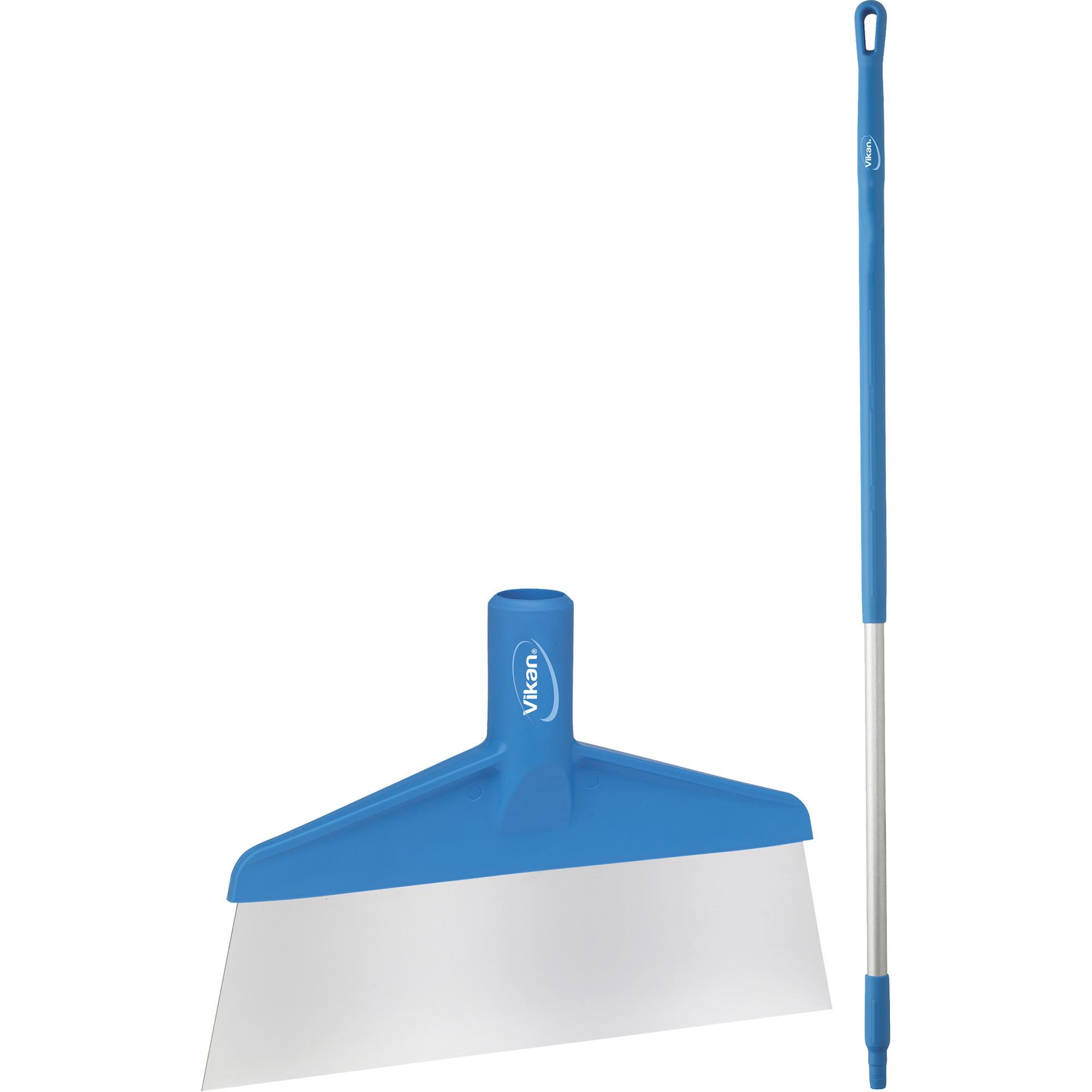Grattoir à plancher avec manche, Bleu, 9-3/5" la x 55-9/10" lo