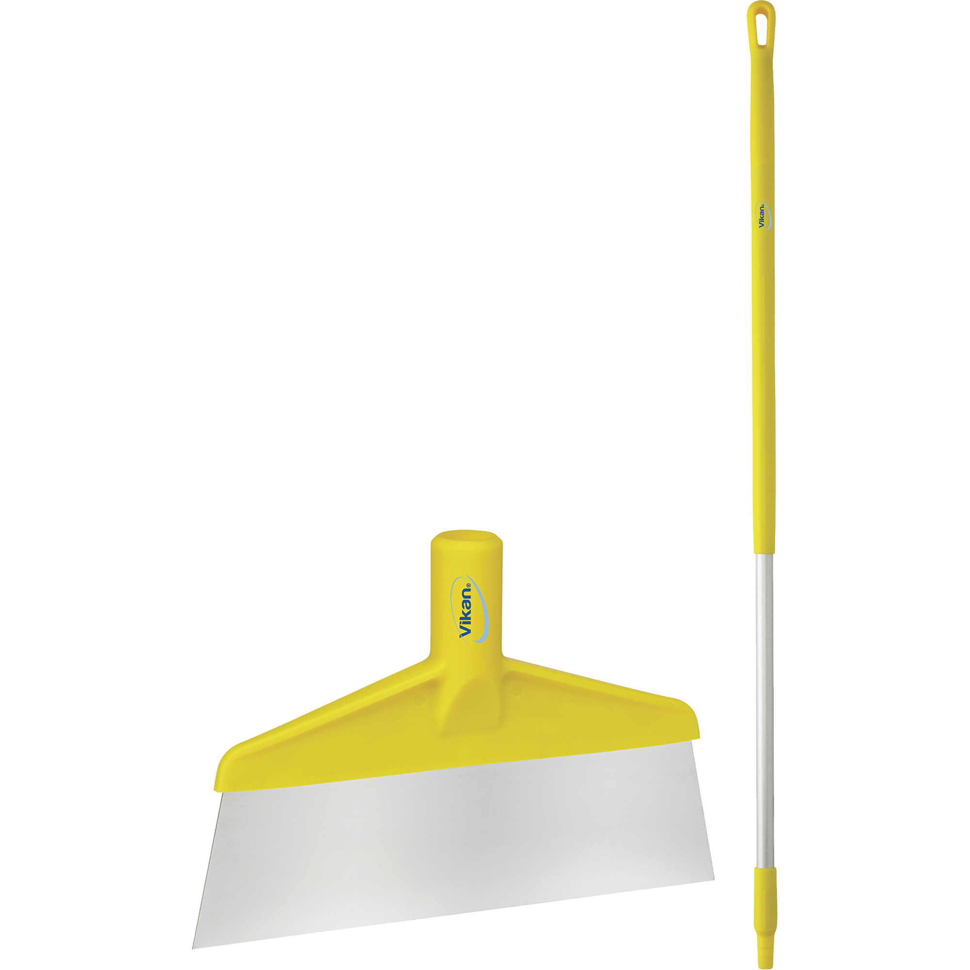 Grattoir à plancher avec manche, Jaune, 9-3/5" la x 55-9/10" lo