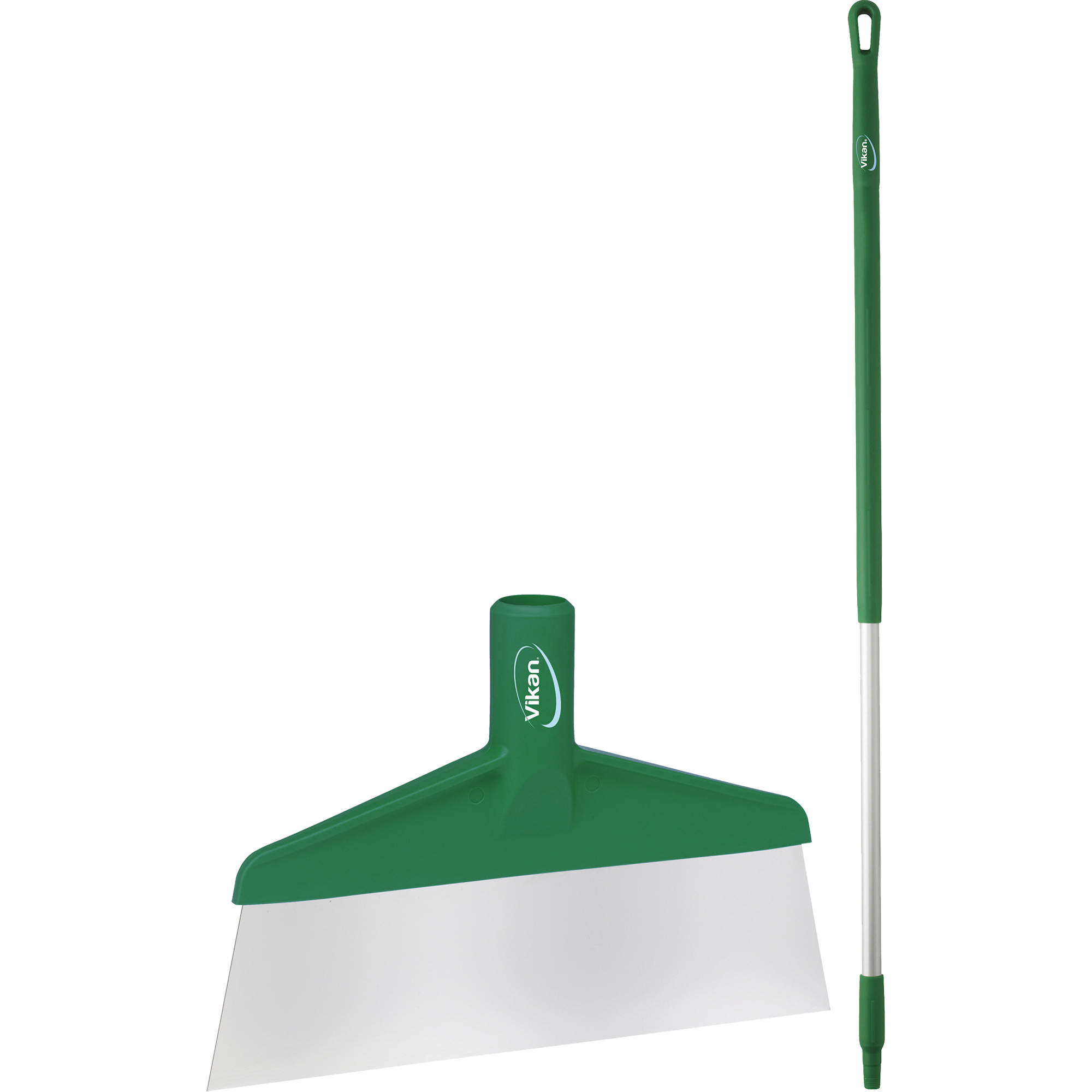 Grattoir à plancher avec manche, Vert, 9-3/5" la x 55-9/10" lo