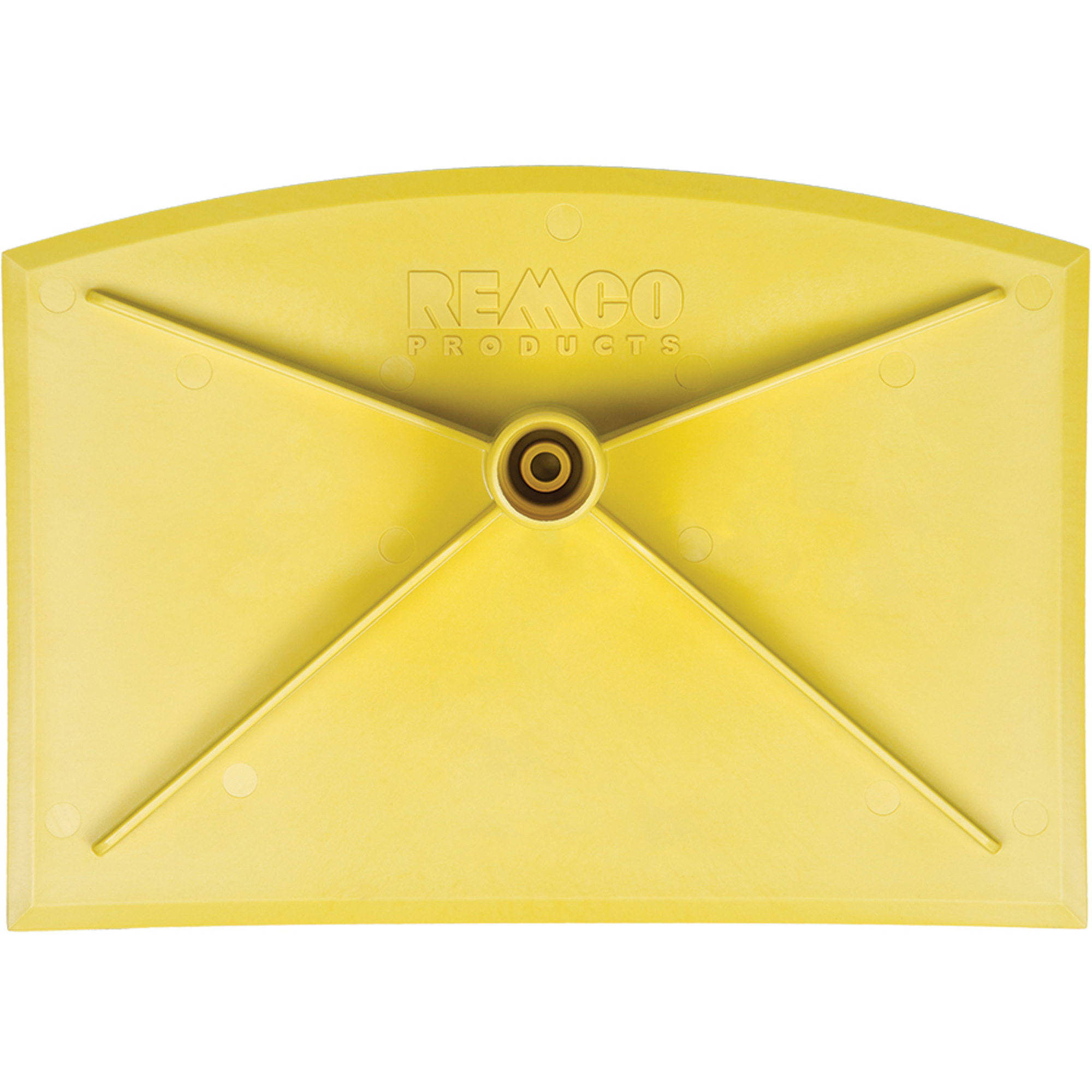 Grattoir hygiénique de qualité alimentaire, Jaune, 8" la x 11-1/4" lo