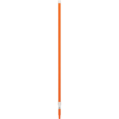 Manche, Balai/Brosse/Vadrouille à épousseter/Support à tampon/Grattoir/Raclette/Vadrouille humide, Orange, Télescopique, 62" - 109-2/5" lo