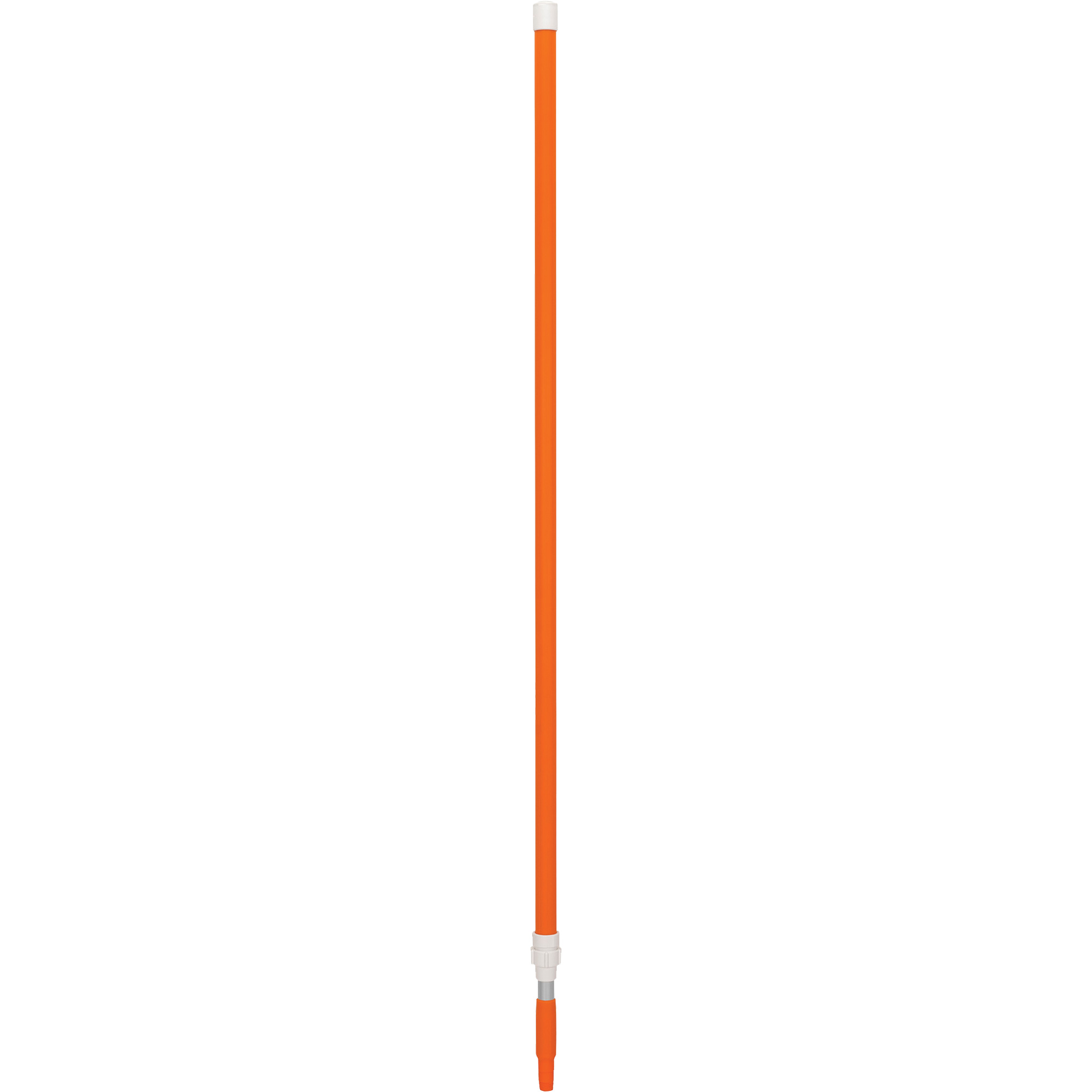 Manche, Balai/Brosse/Vadrouille à épousseter/Support à tampon/Grattoir/Raclette/Vadrouille humide, Orange, Télescopique, 62" - 109-2/5" lo
