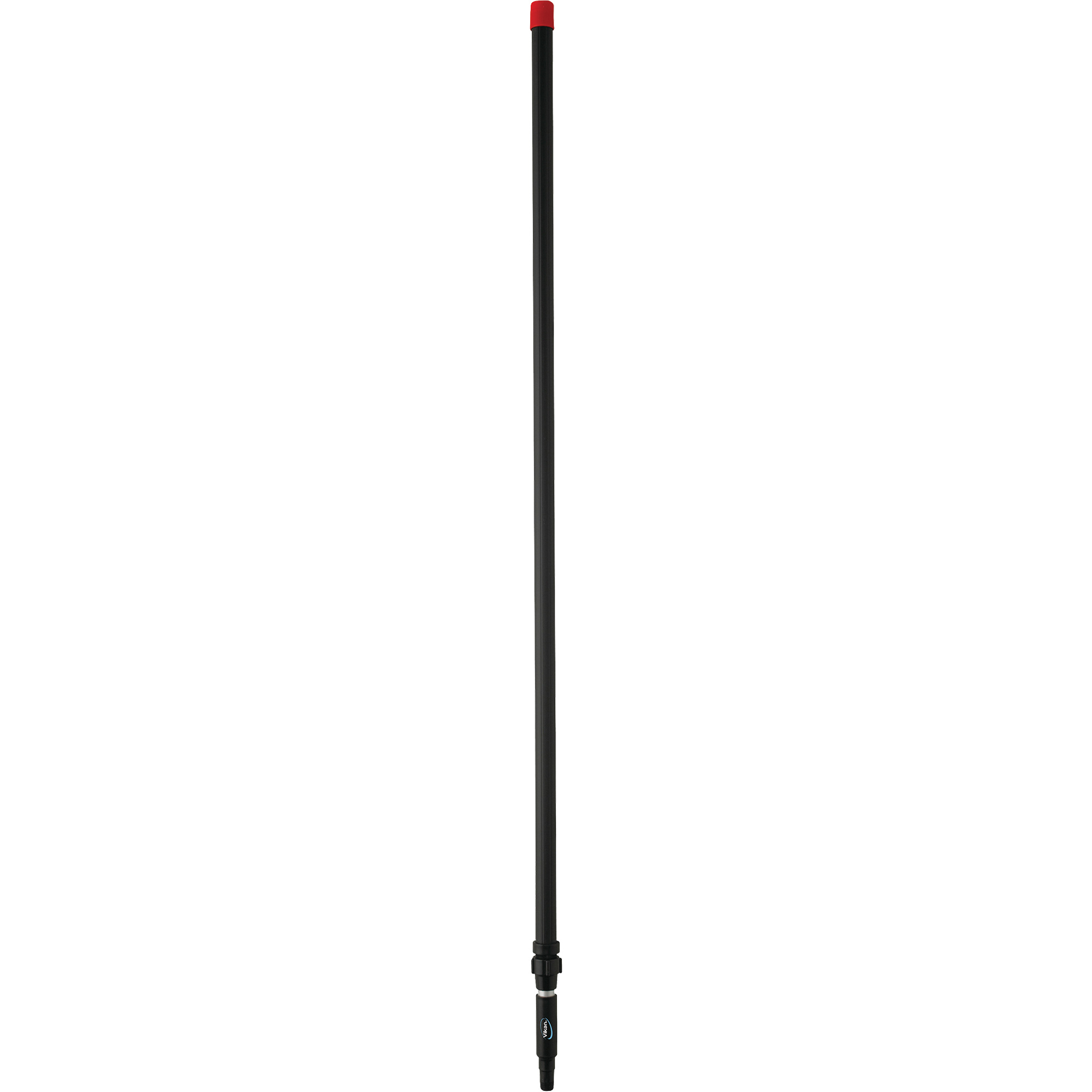 Manche de la série Transport, Aluminium/Polypropylène, Télescopique, Pointe Filetage européen, 1-1/4" dia, 63" - 109" lo