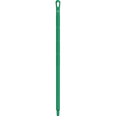 Manche ultra hygiénique, Balai/Brosse/Support à tampon/Grattoir/Raclette, Vert, Standard, 40" lo