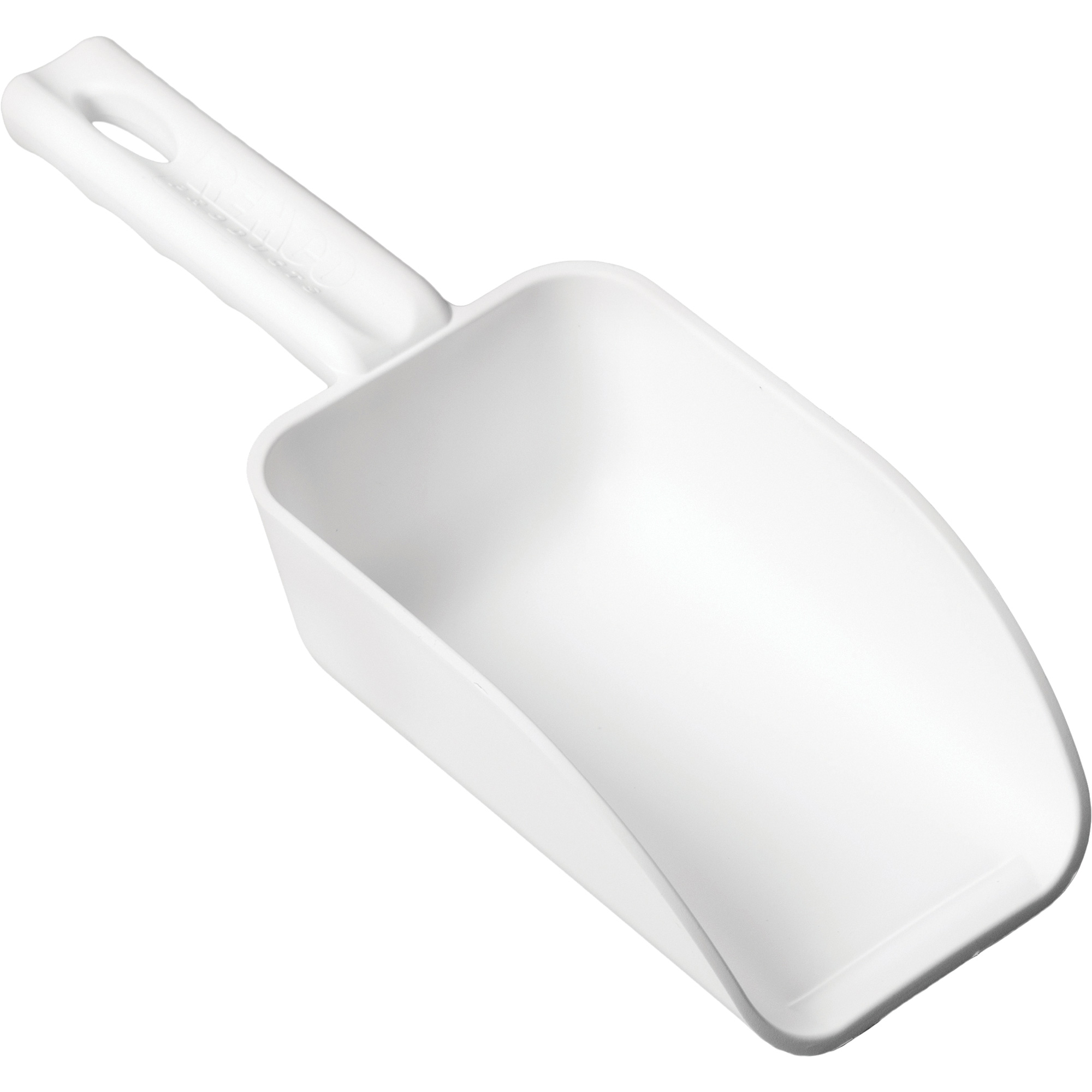 Mini pelle à main, Plastique, Blanc, 16 oz