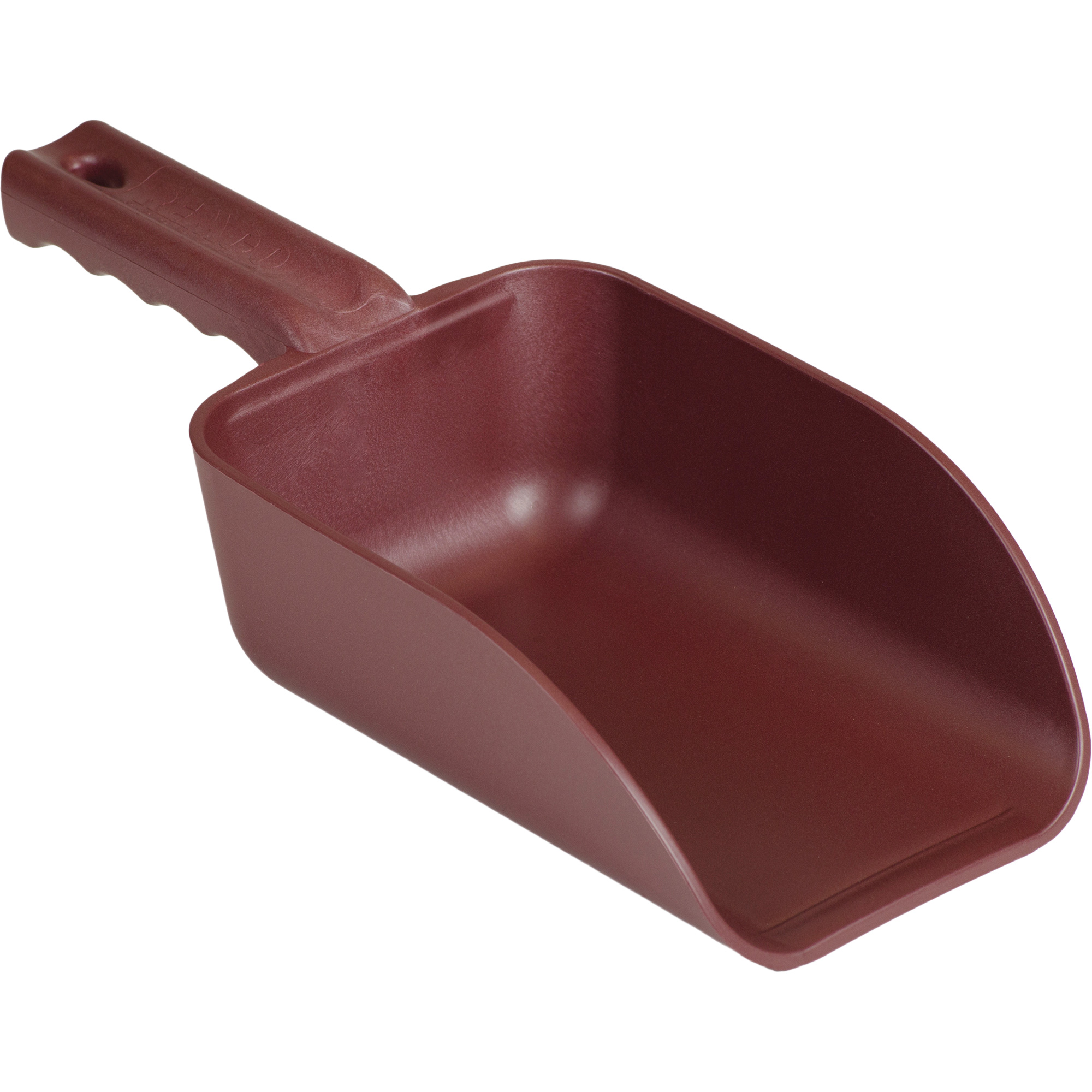Pelle à main perceptible par détecteur de métal, Plastique, Rouge, 32 oz