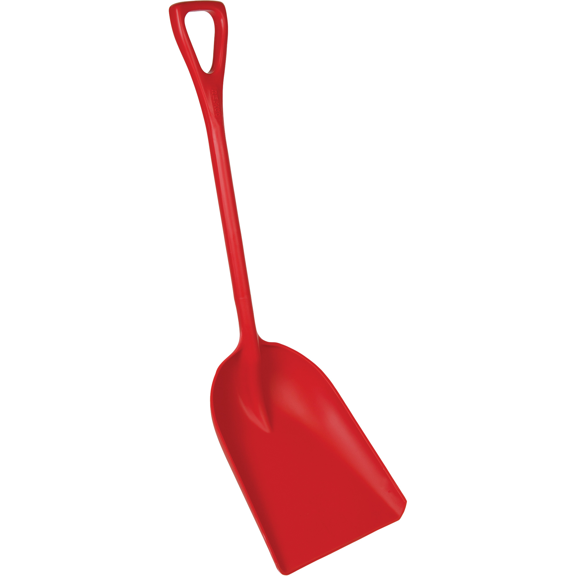 Pelle en un seul morceau pour la transformation des aliments, Lame 14" x 17", Longueur de 42-1/2", Plastique, Rouge