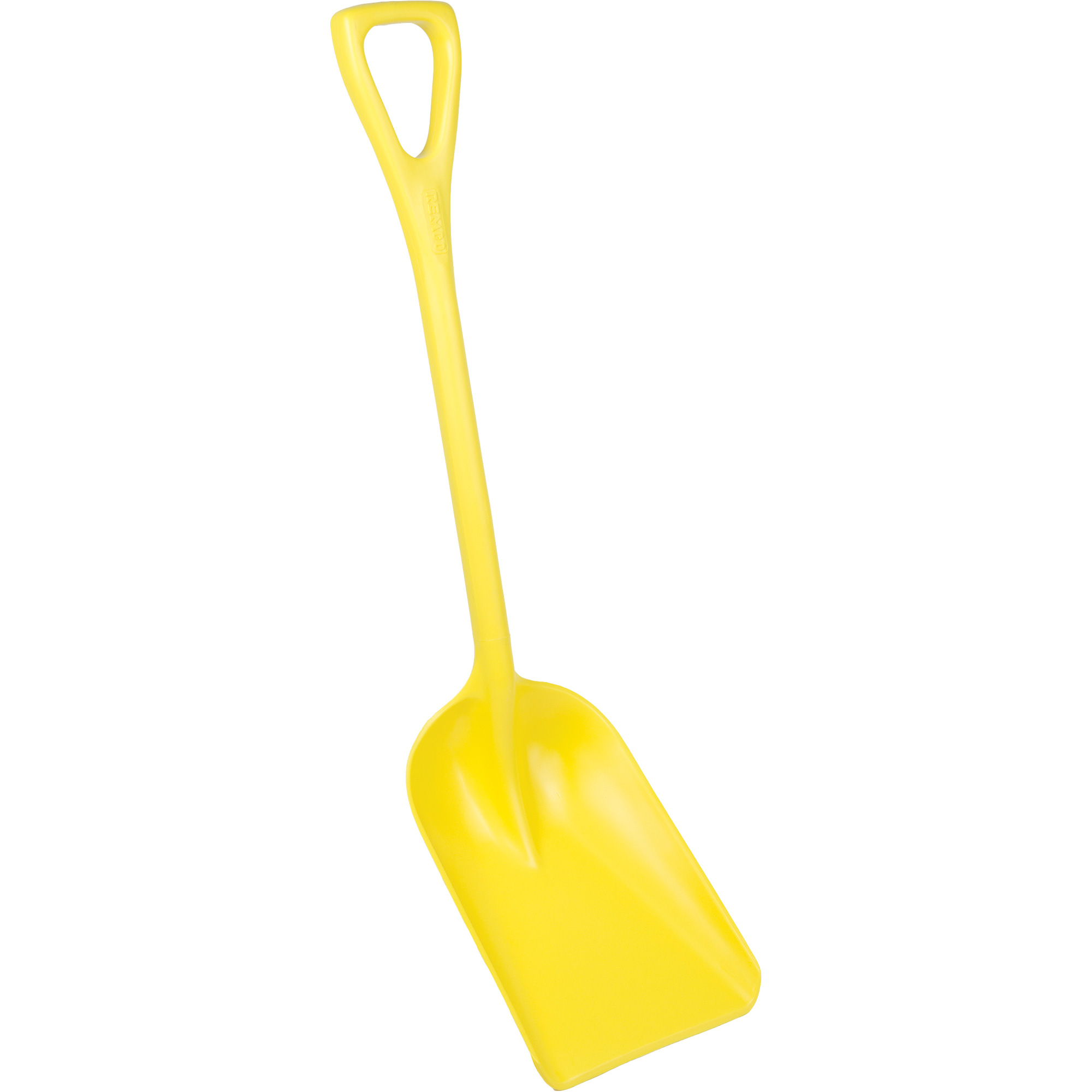Pelle hygiénique monopièce, Lame 10" x 6", Longueur de 37-1/2", Plastique, Jaune