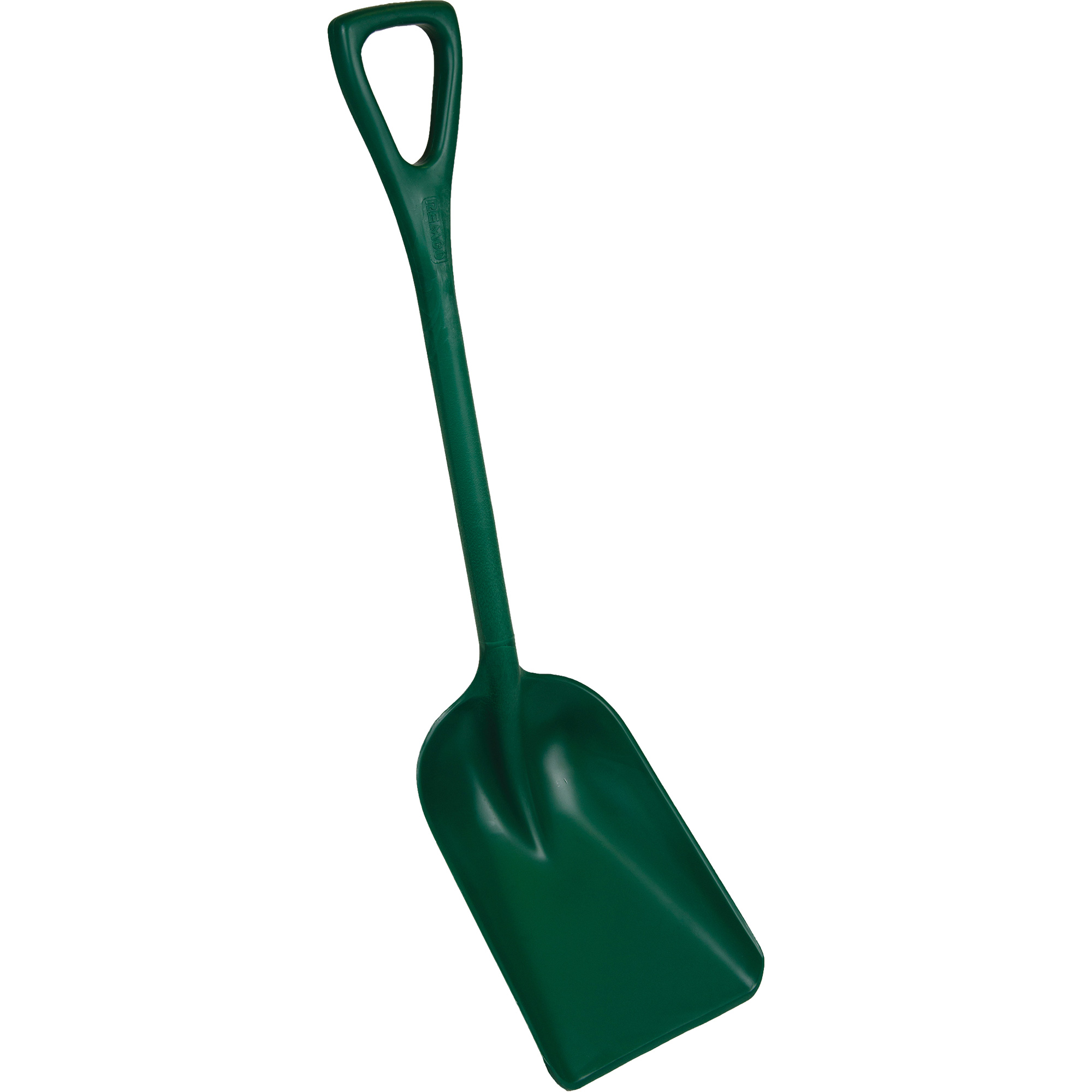 Pelle monobloc perceptible par détecteur de métal, Lame 10" x 14", Longueur de 37-1/2", Plastique, Vert