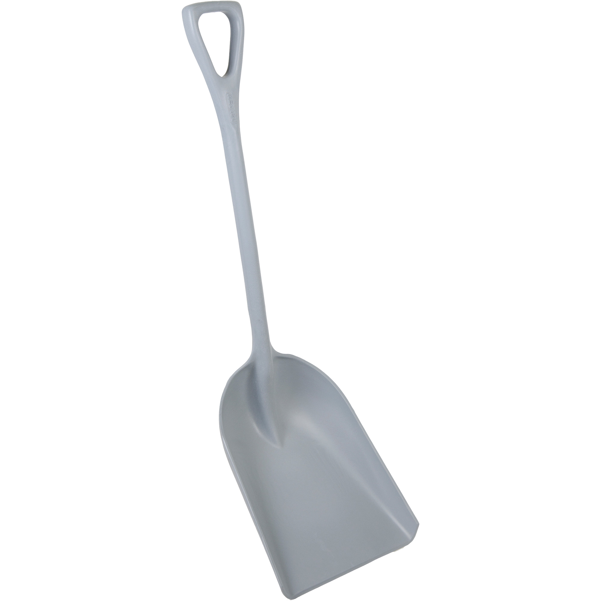 Pelle monobloc perceptible par détecteur de métal, Lame 13-3/4" x 17", Longueur de 42-1/2", Plastique, Gris