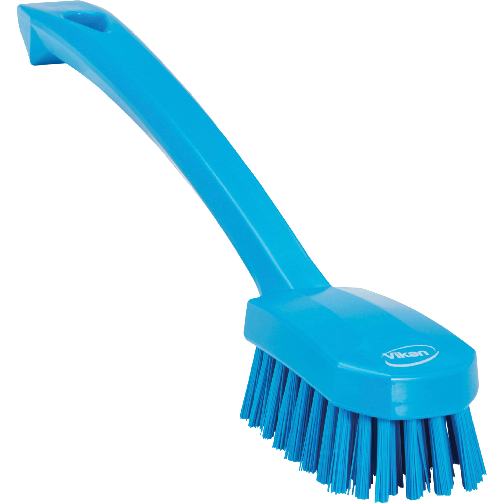 Petite brosse utilitaire, Soies Moyen, Longueur de 10-1/4", Bleu