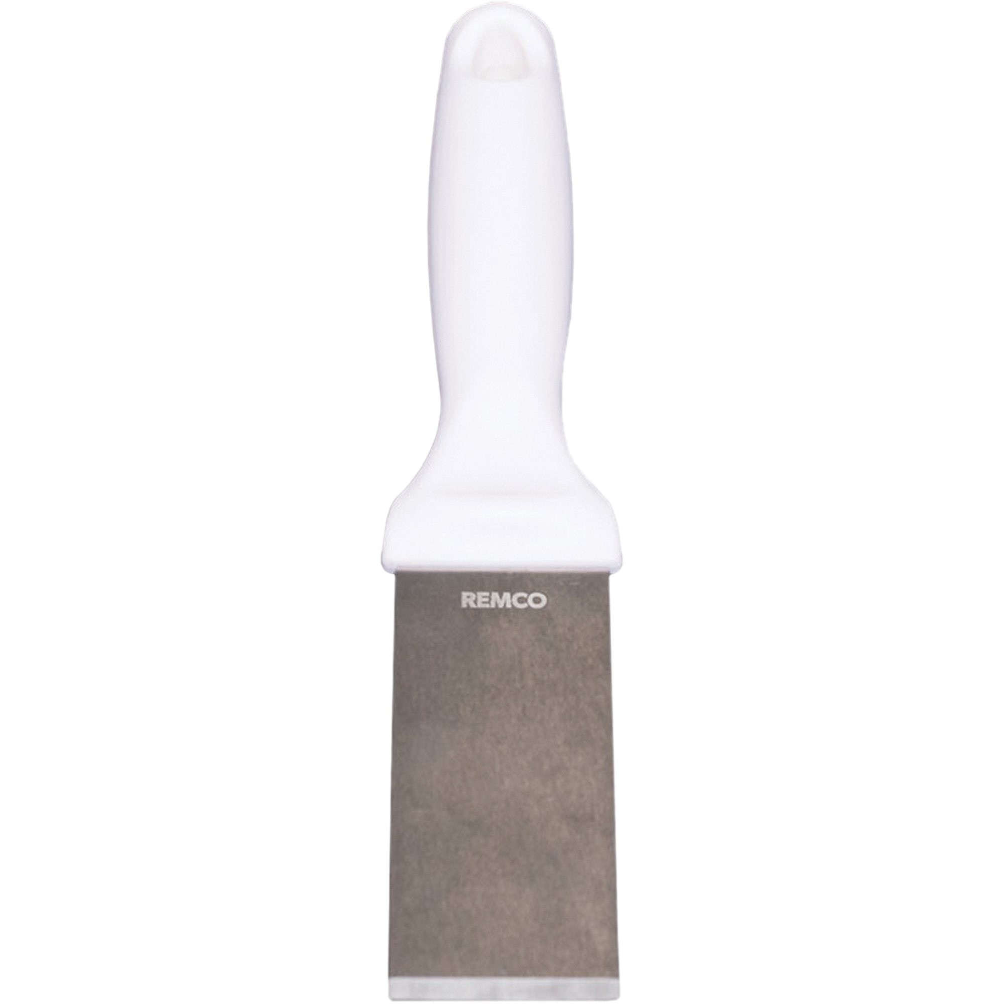 Racloir en acier inoxydable, Blanc, 1-1/2" la x 9" lo