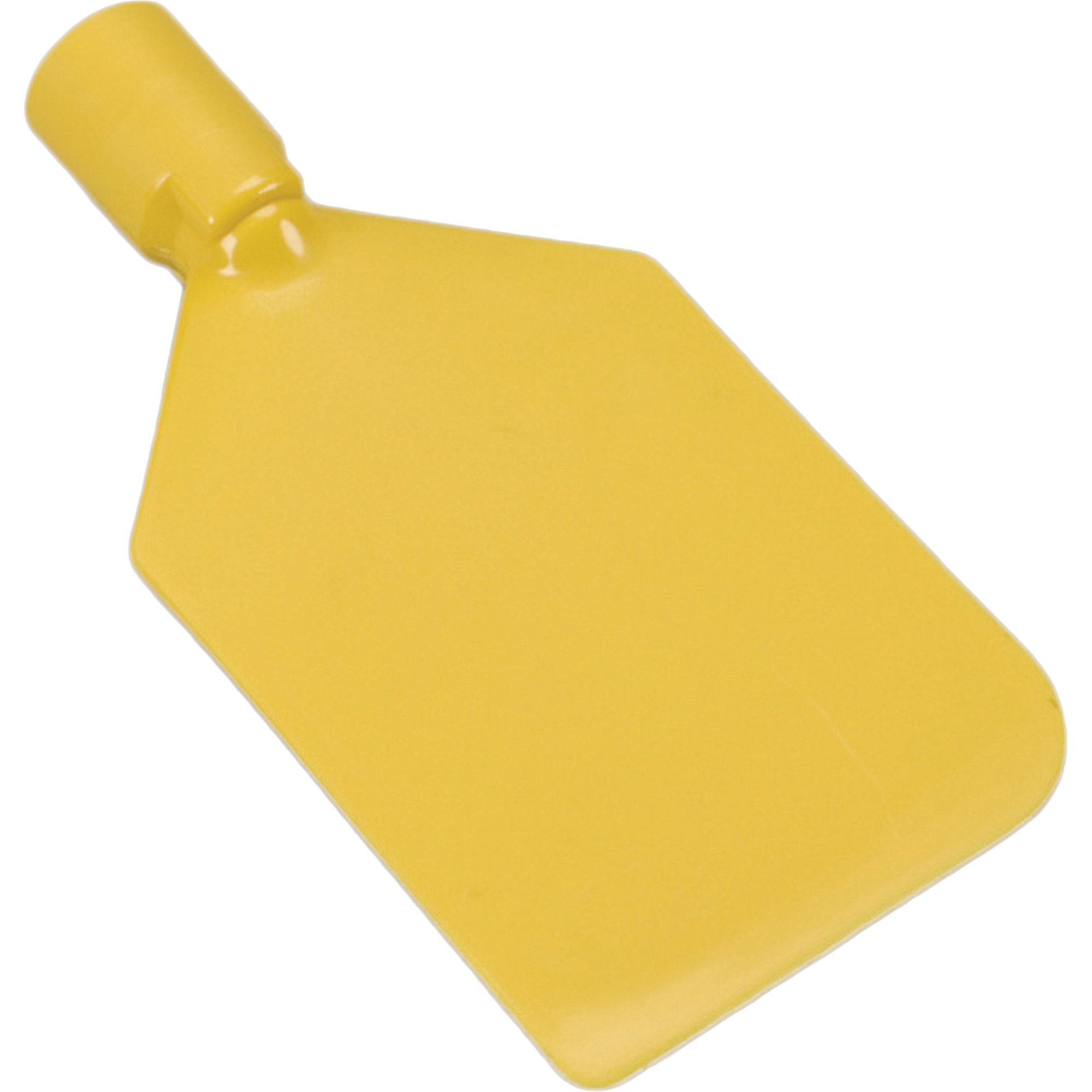 Racloir/palette rigide, Jaune, 4-1/2" la x 8-3/4" lo