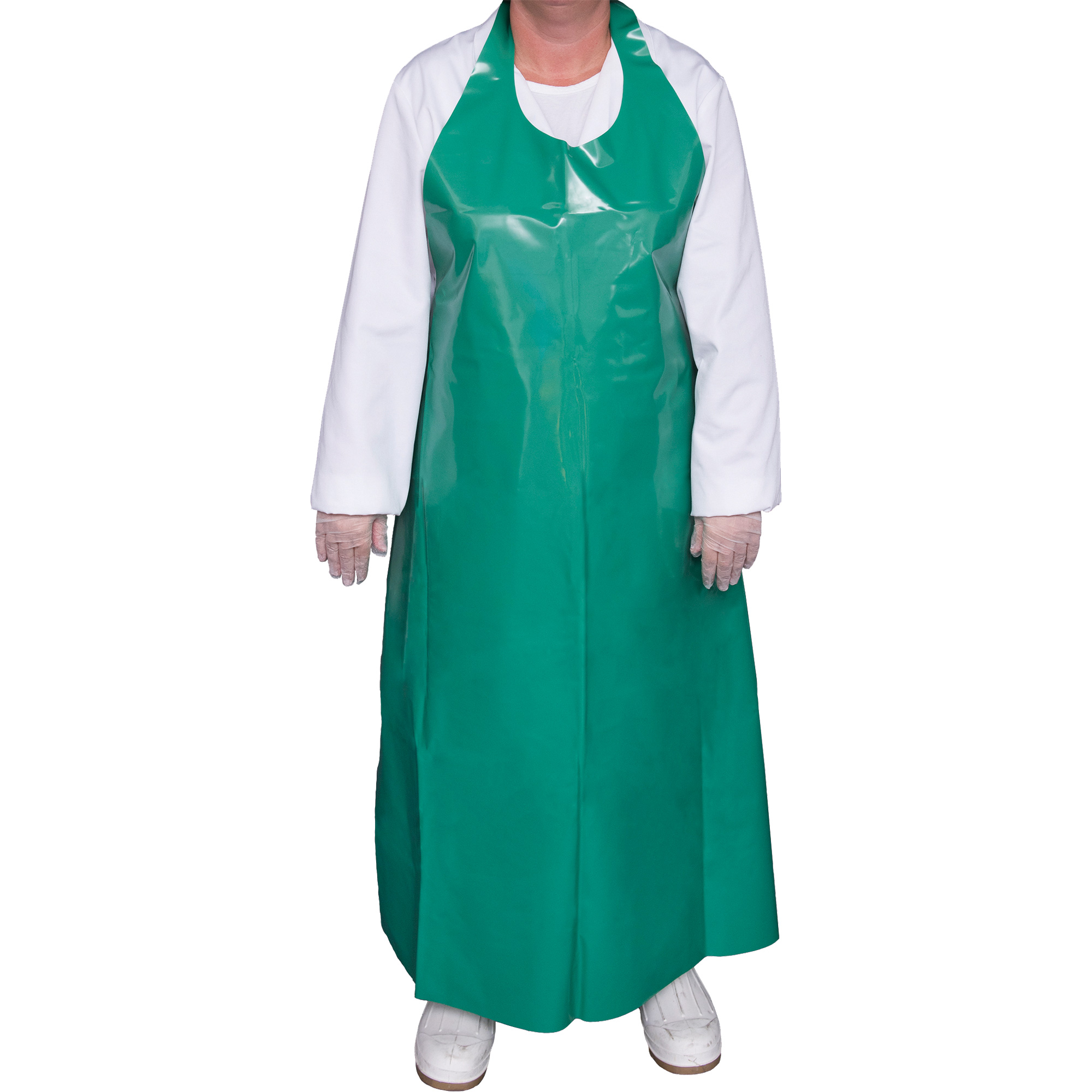 Tablier Top Dog de 6 mil, Polyuréthane, 45" lo x Vert