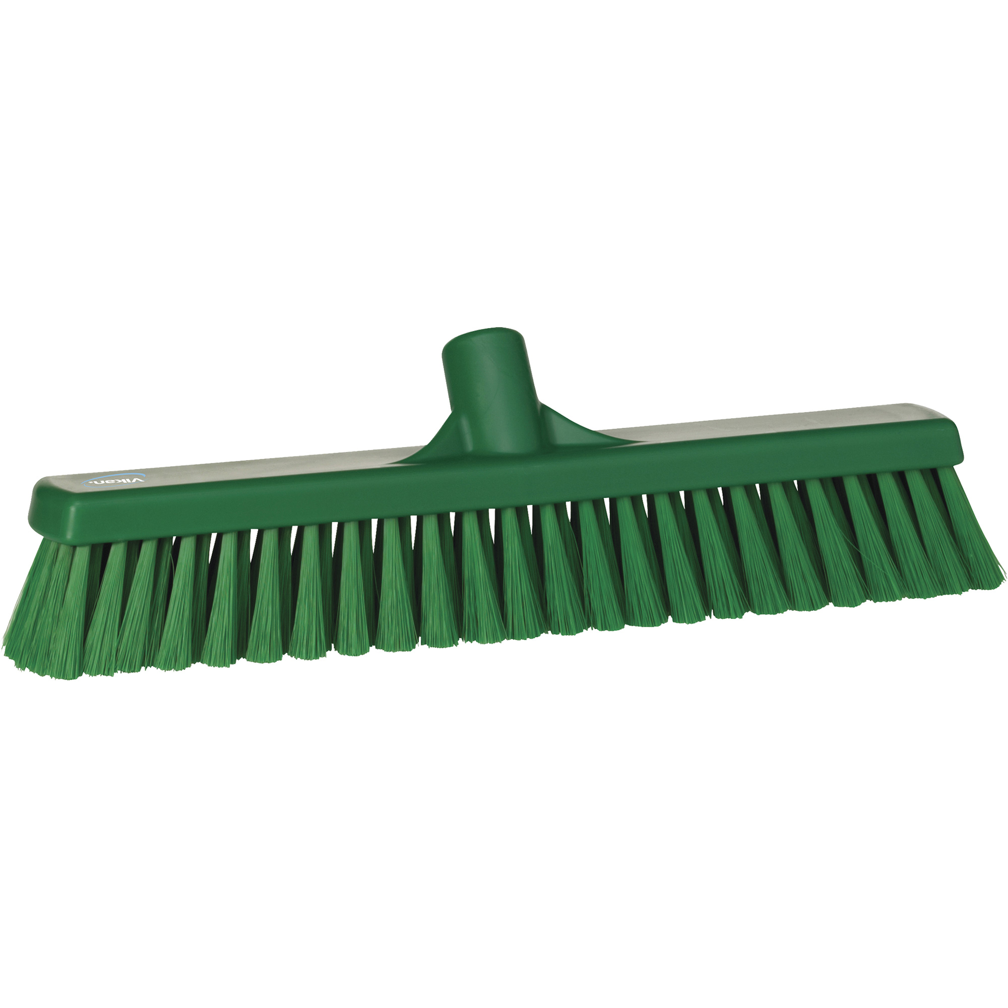 Tête de balai-brosse pour petites particules, Crins Fin, 16-1/2", Polyester, Vert