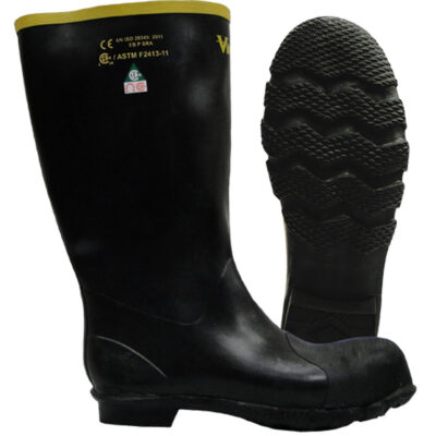 Bottes Handyman, Caoutchouc naturel, Embout Acier, Semelle Résistant aux perforations, Pointure 13