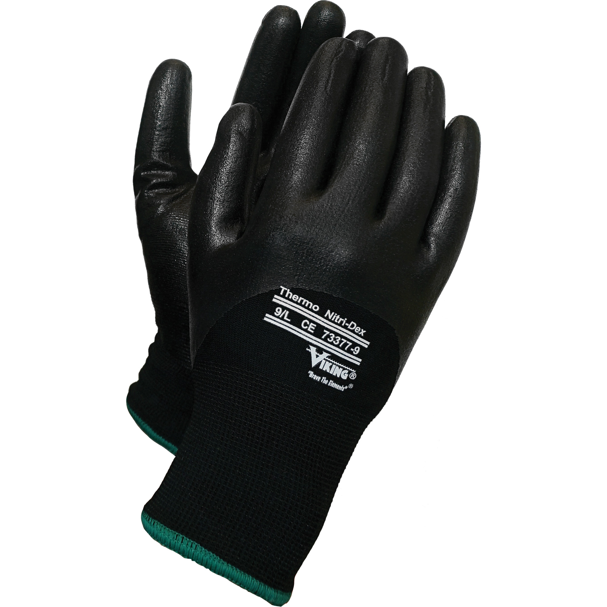 Gants thermiques Nitri-Dex VikingMD, 10/T-Grand, Rêvetement Nitrile, Calibre 15, Enveloppe en Nylon