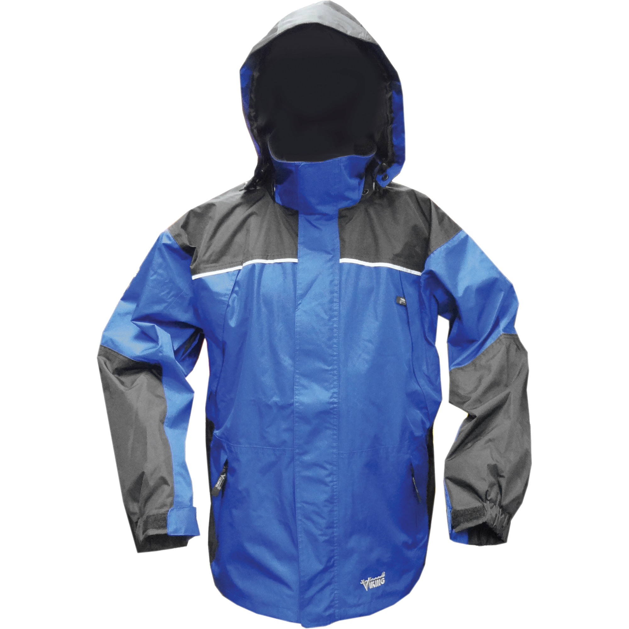 Manteaux d'extérieur imperméables Tempest, Polyester/PVC, 2T-Grand, Bleu/Charbon