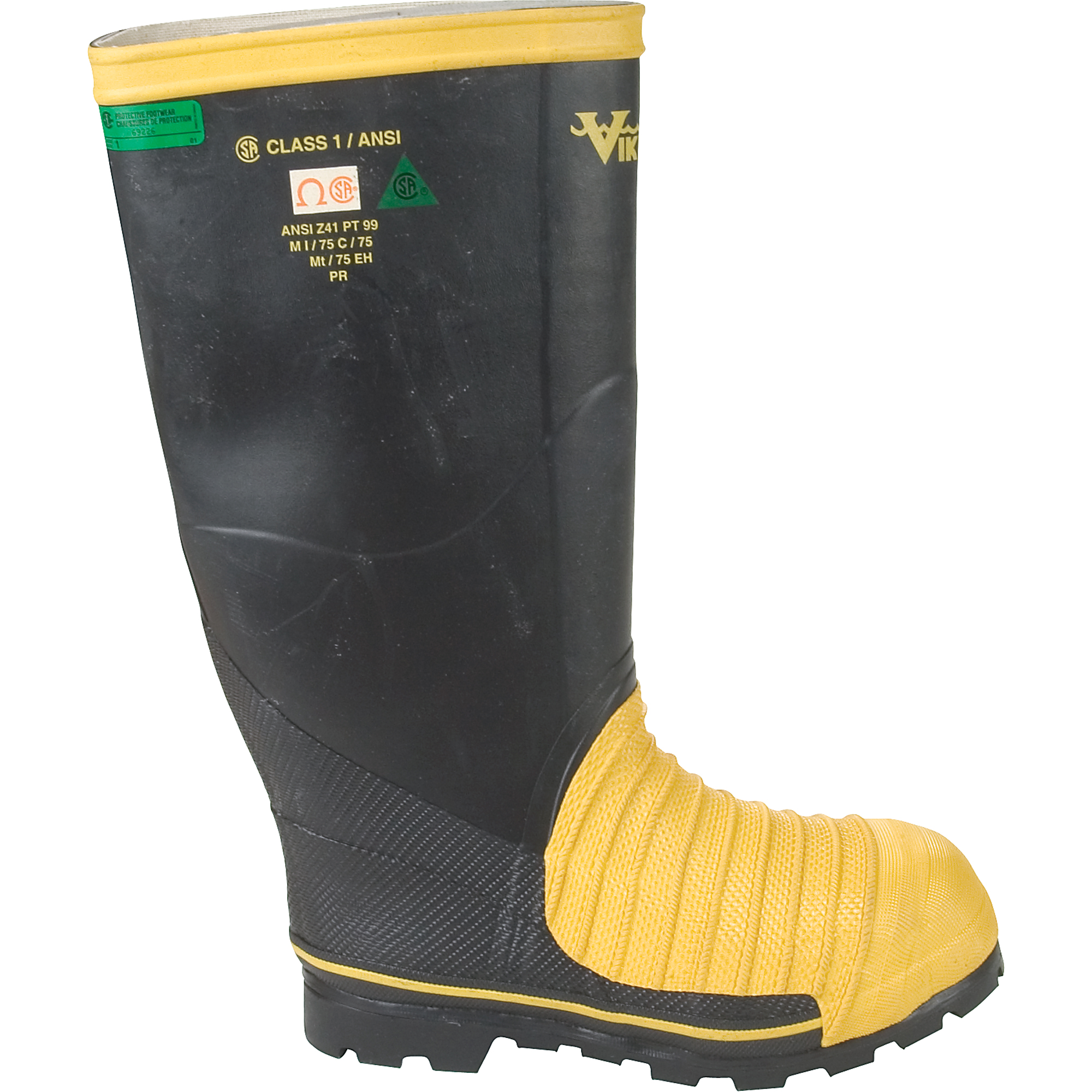 Bottes professionnelles Miner 49ER pour l'exploitation minière, Caoutchouc, Embout Acier, Pointure 13