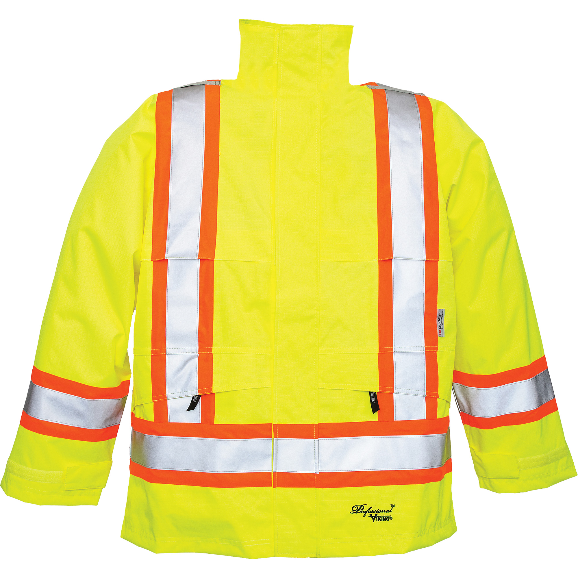 Manteaux 300 deniers ProfessionalMD JourneymanMD, Polyester, T-Grand, Jaune lime haute visibilité