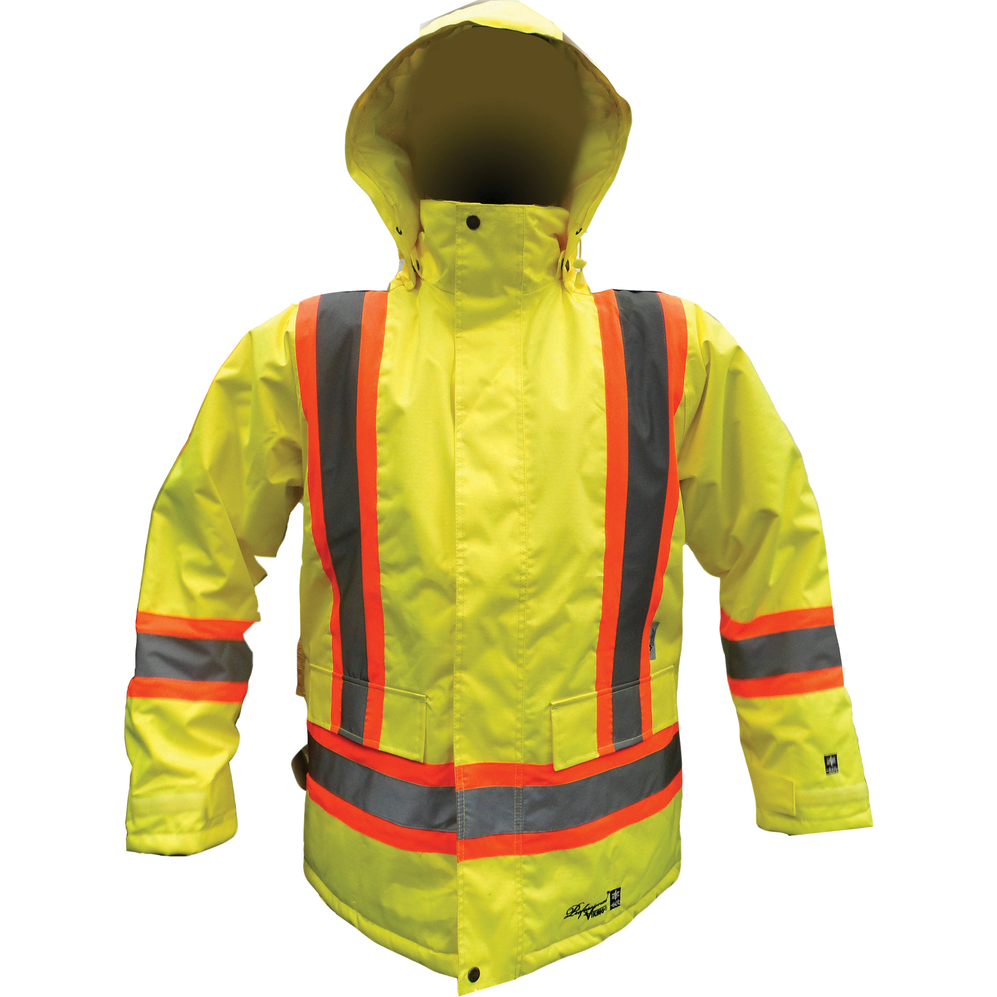 Parka de sécurité, Jaune lime haute visibilité, 2T-Grand