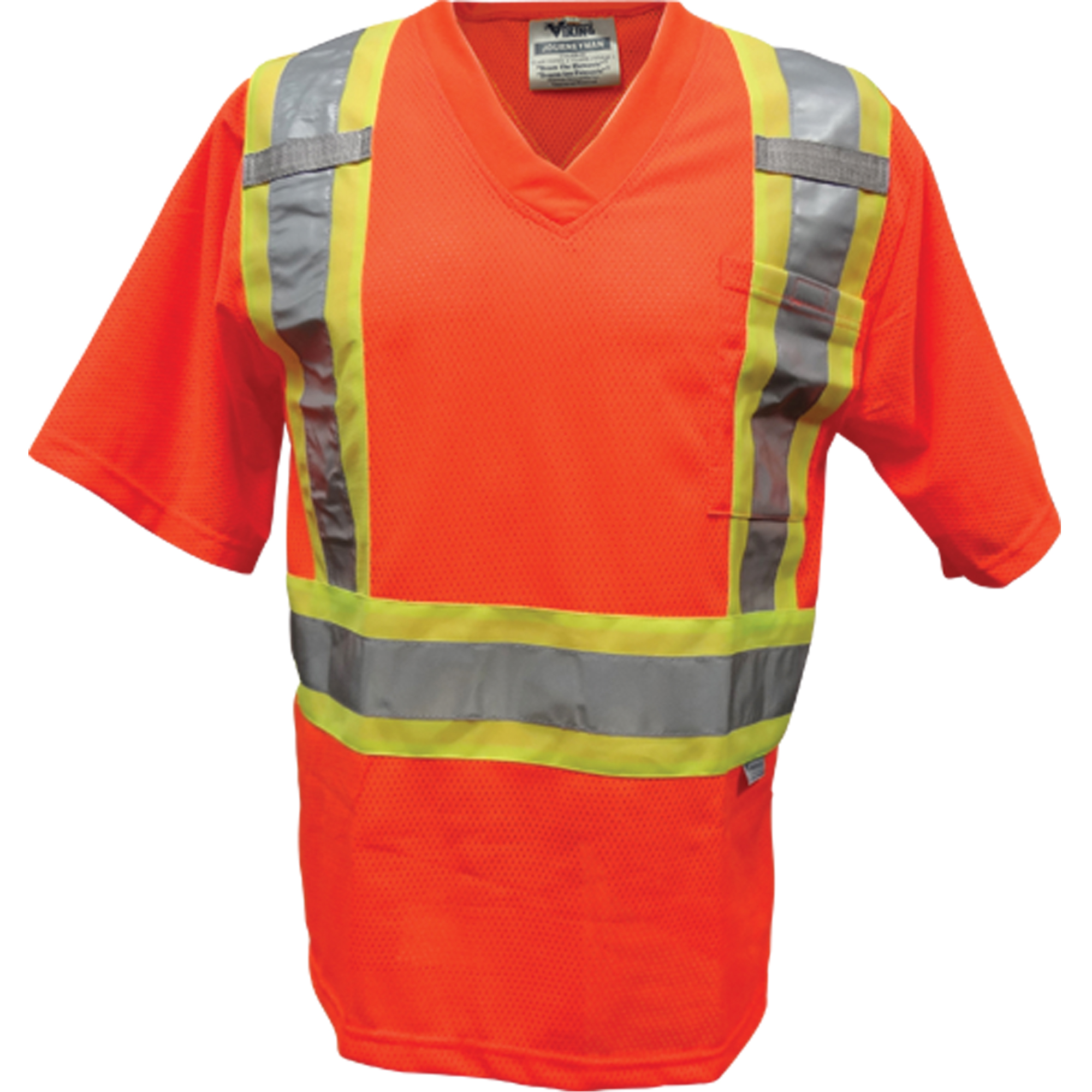T-shirt de sécurité en maille, Polyester, T-Grand, Orange