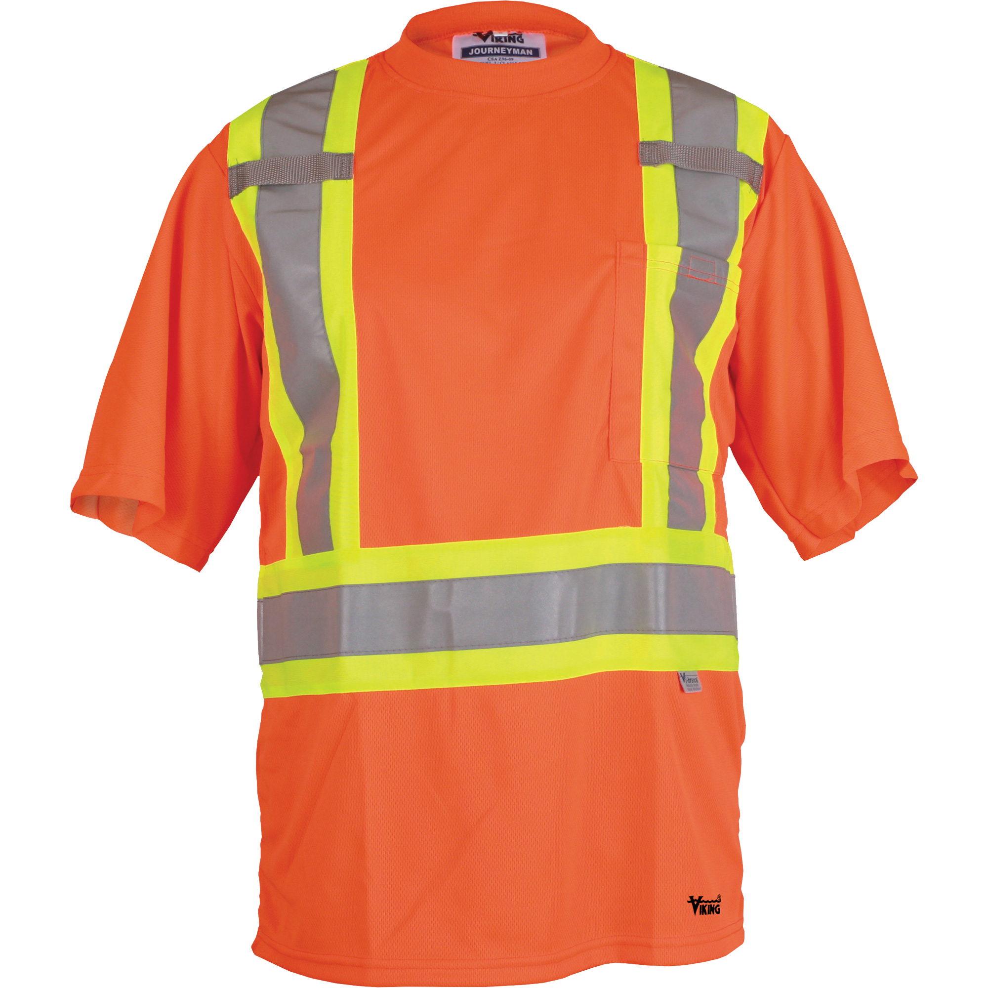 T-shirt de sécurité VikingMD, Polyester, T-Grand, Orange haute visibilité