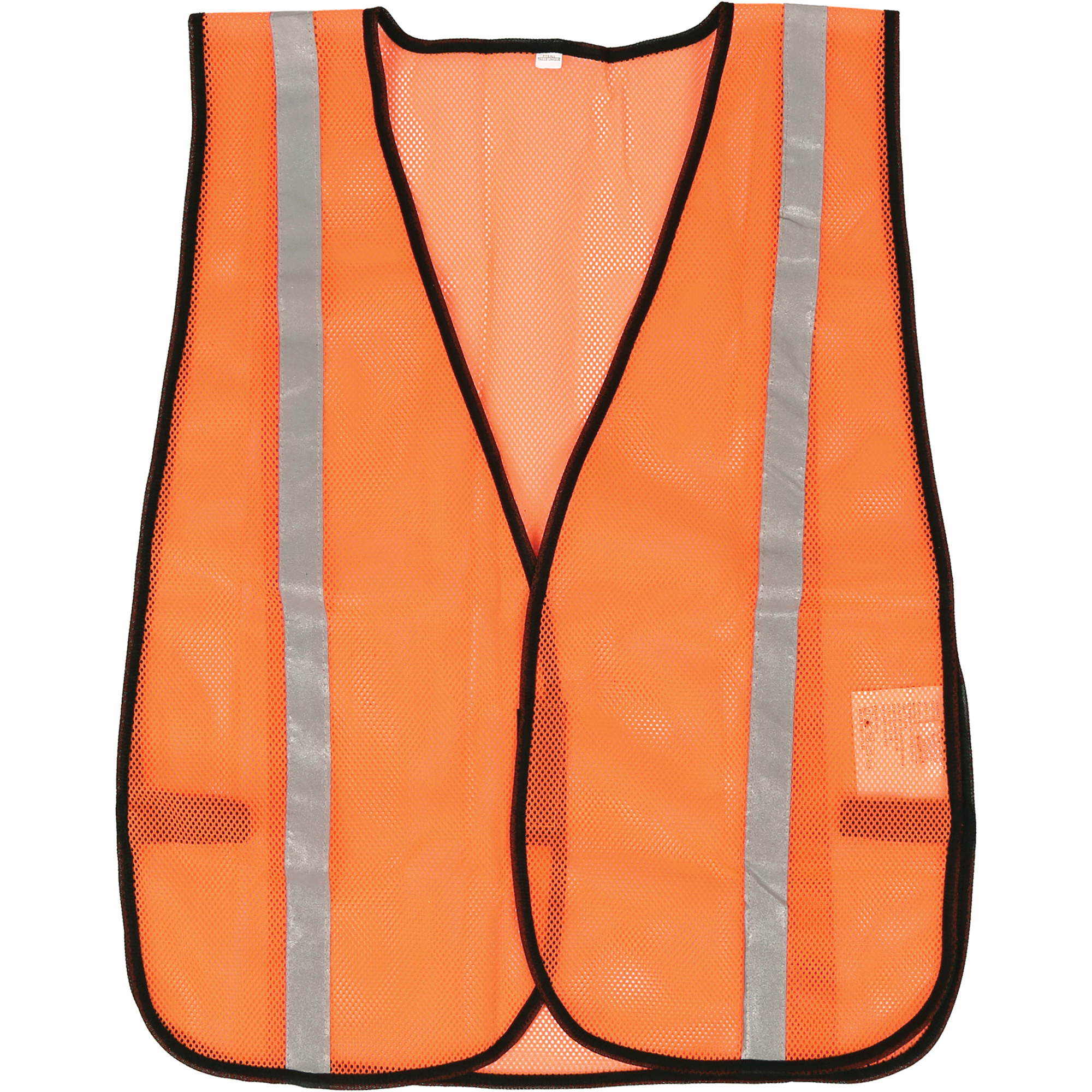 Veste de sécurité à mailles compacte, Orange haute visibilité, Polyester