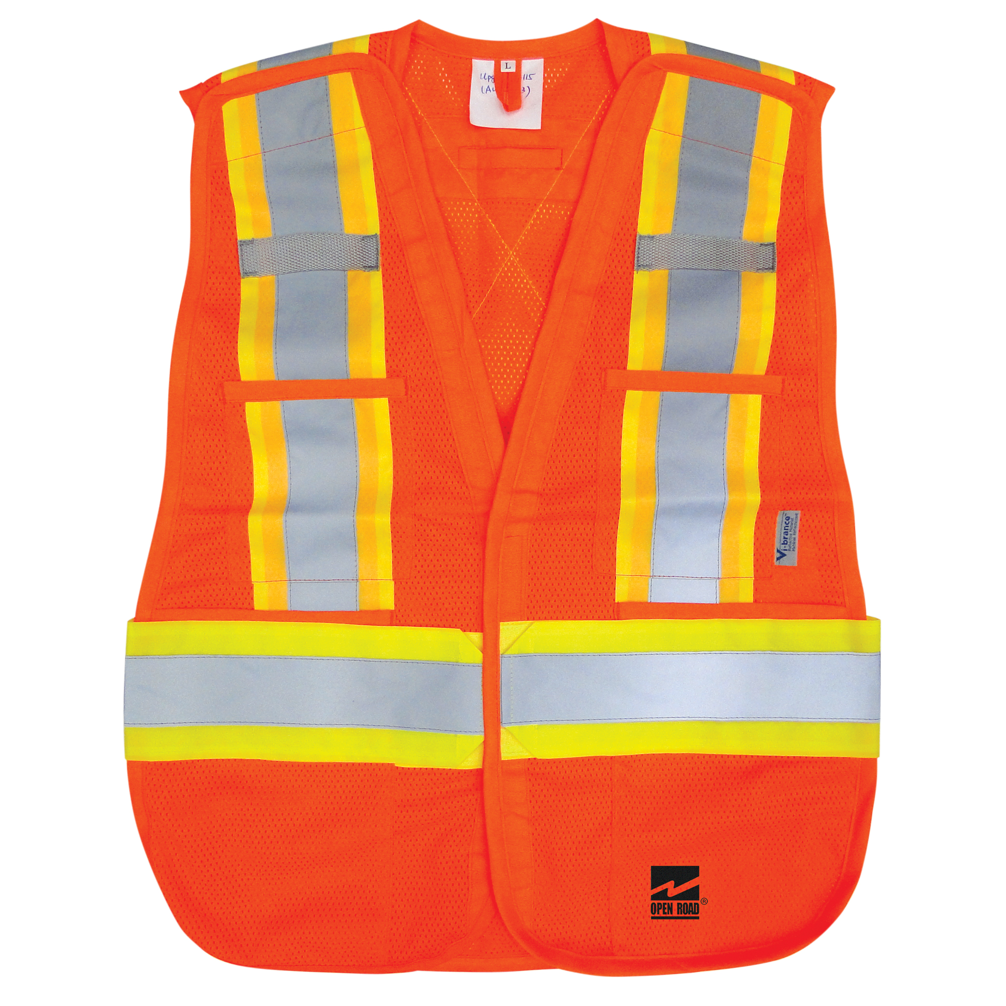 Veste détachable Open RoadMD, Orange haute visibilité, Polyester