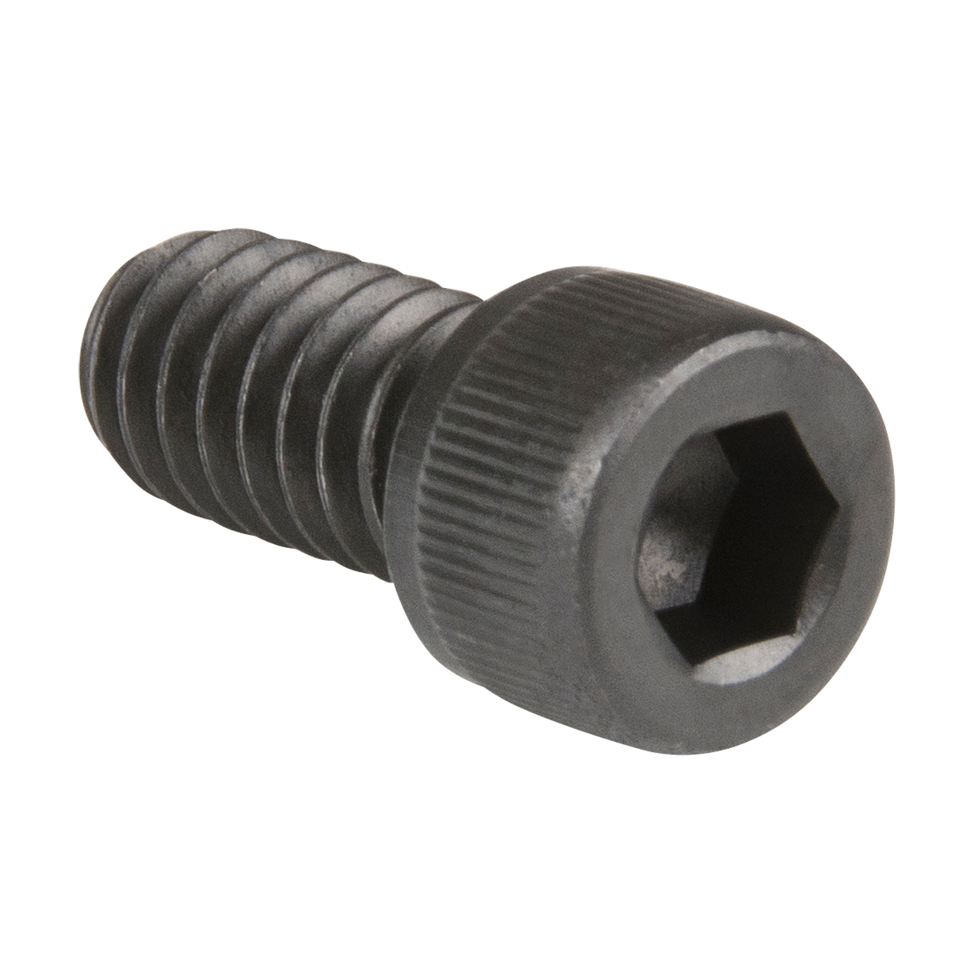 Vis à douille à tête creuse, 1/4" dia. x 1/2" lo, Oxyde noir