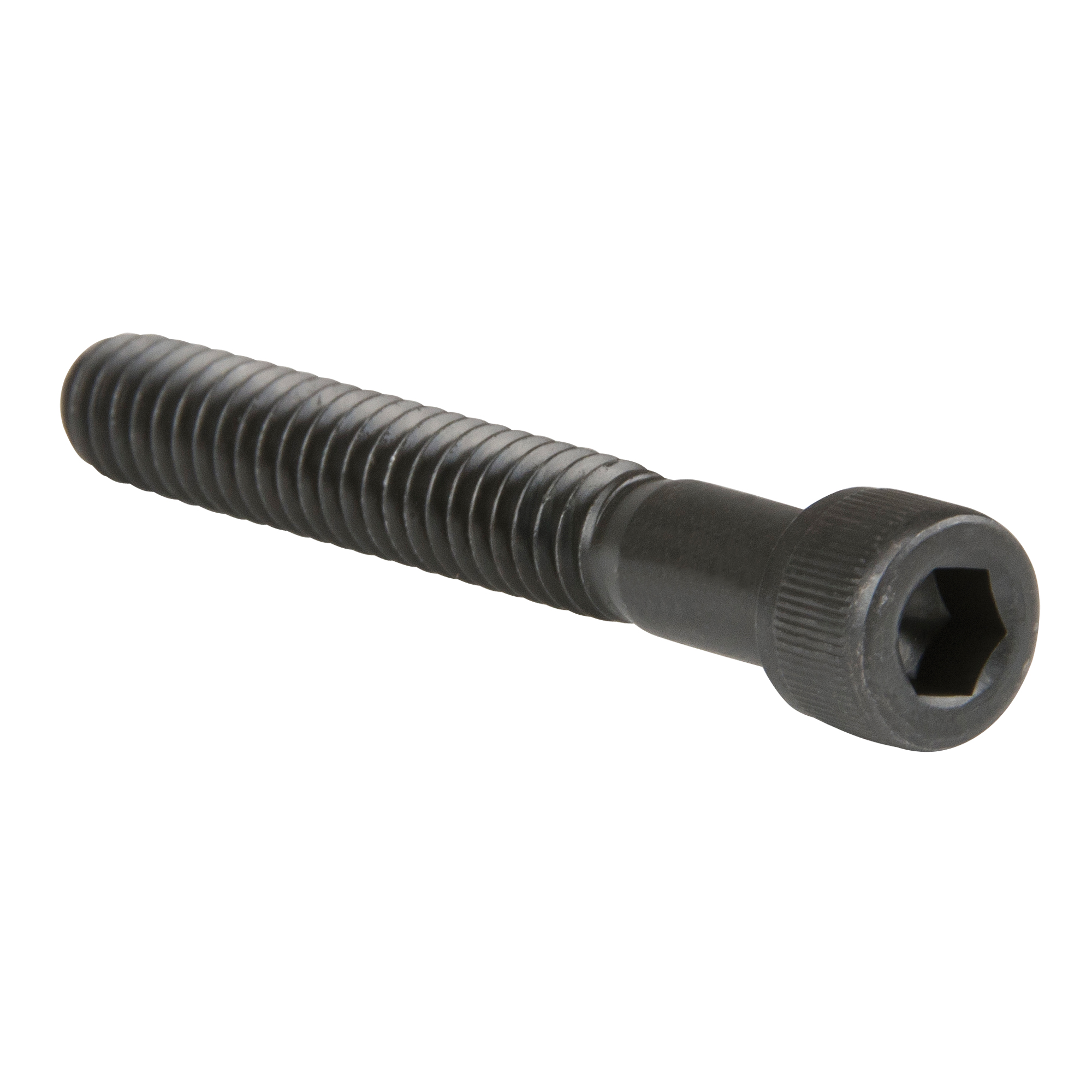 Vis à douille à tête creuse, 1/4" dia. x 1-3/4" lo, Oxyde noir