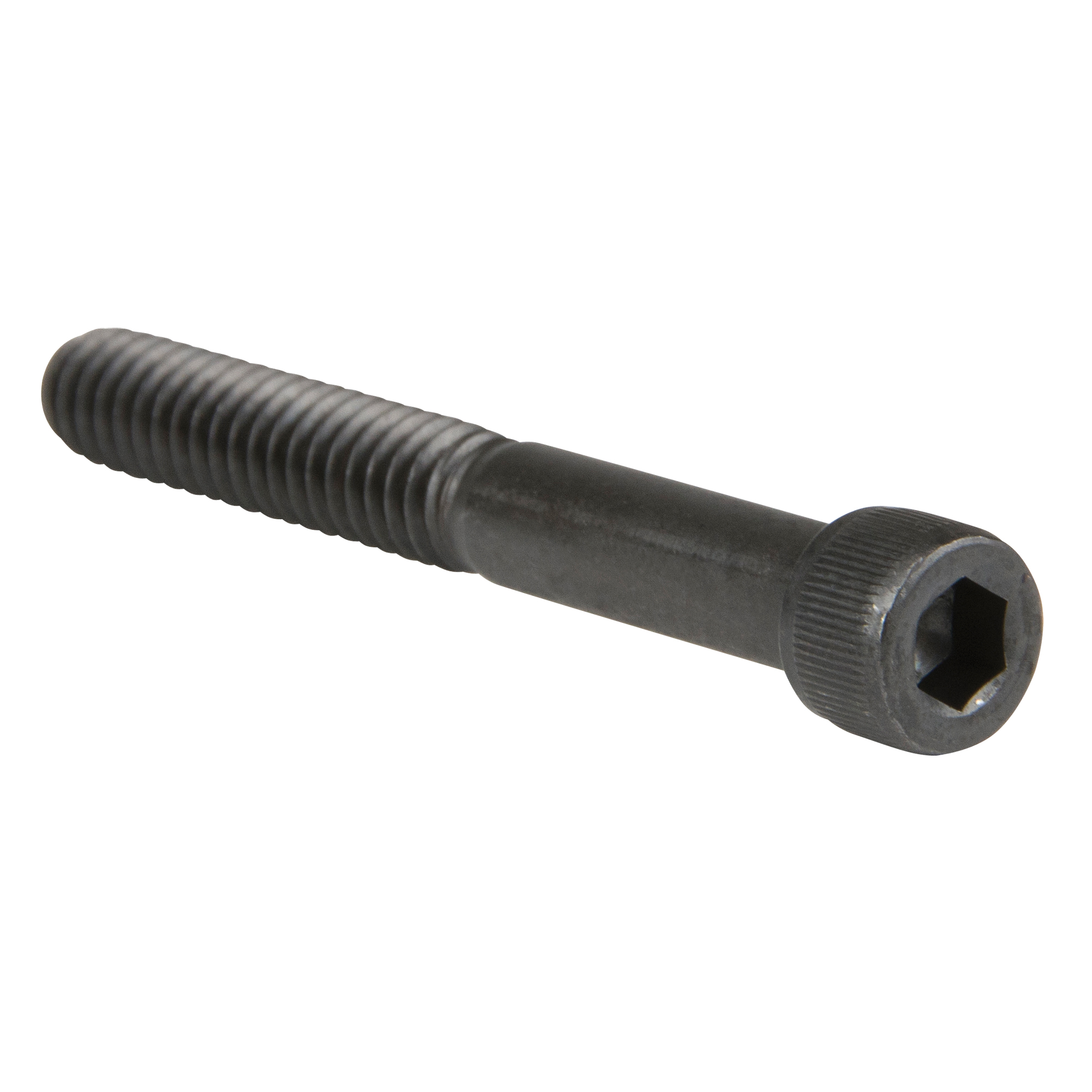 Vis à douille à tête creuse, 1/4" dia. x 2" lo, Oxyde noir