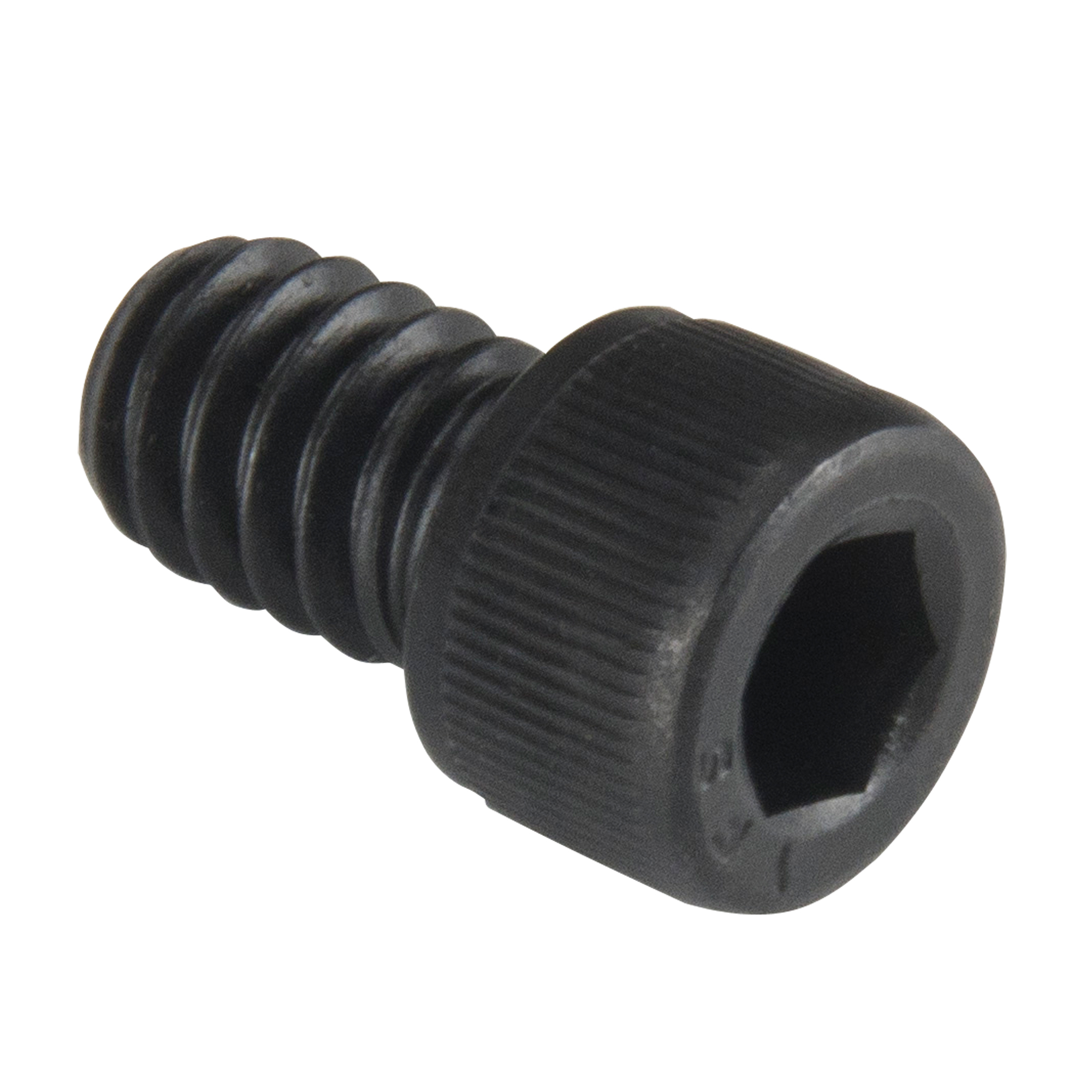 Vis à douille à tête creuse, 1/4" dia. x 3/8" lo, Oxyde noir