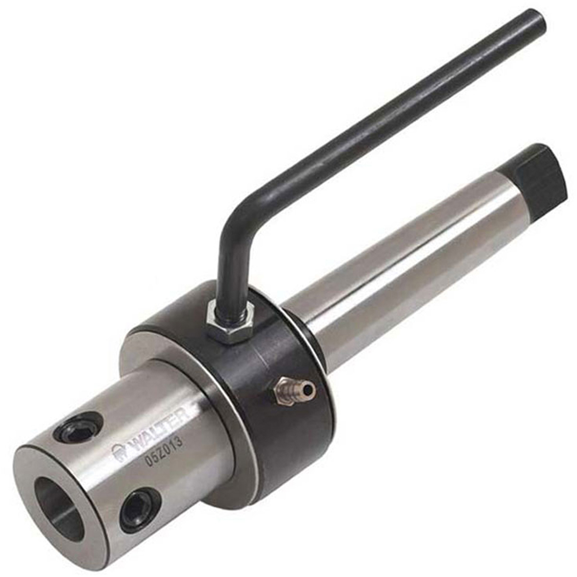 Adaptateur de queue à cône Morse avec induceur de lubrifiant