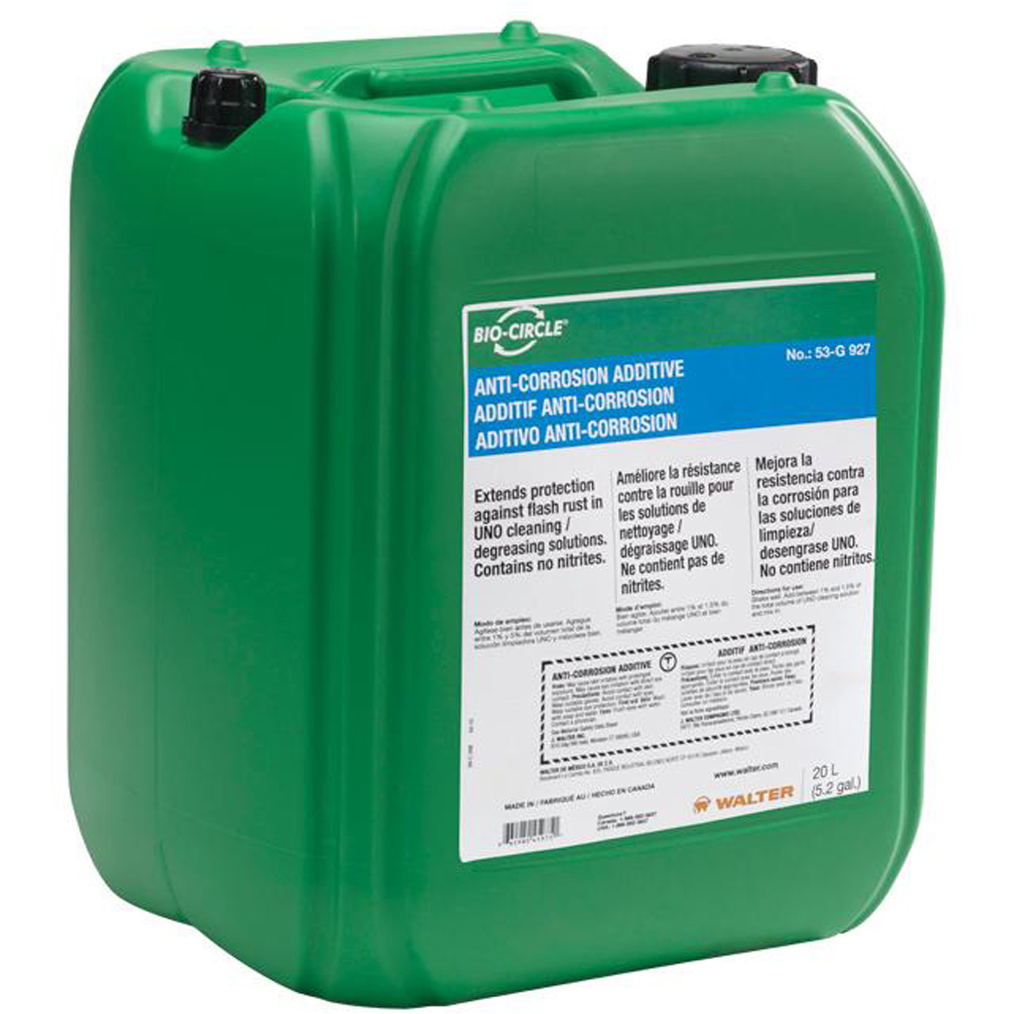 Additif anti-corrosion, Seau