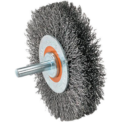 Brosse montée à fil, Arbre 5/8"