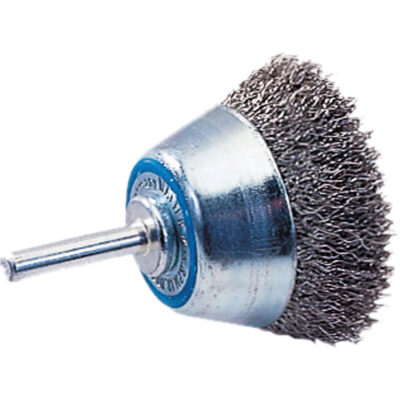 Brosse montée à fils ondulés