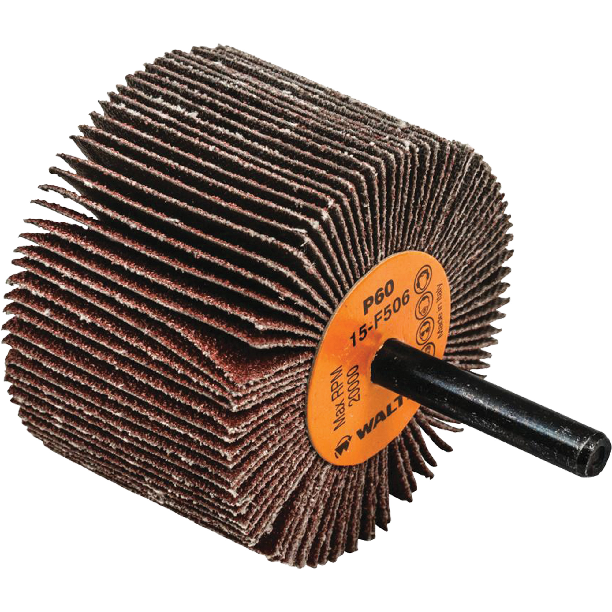 Disque à lamelles CoolcutMC, Oxyde d'aluminium, Grain 60, 2-1/2" x 1-1/2" x 1/4"