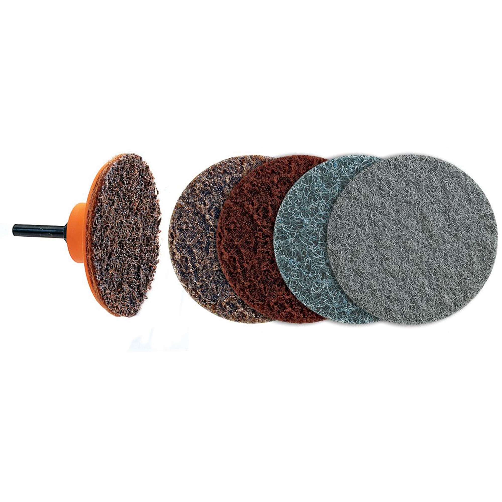 Disque de conditionnement TWISTMC BLENDEXMC, 3" dia., Grain Fin, Oxyde d'aluminium