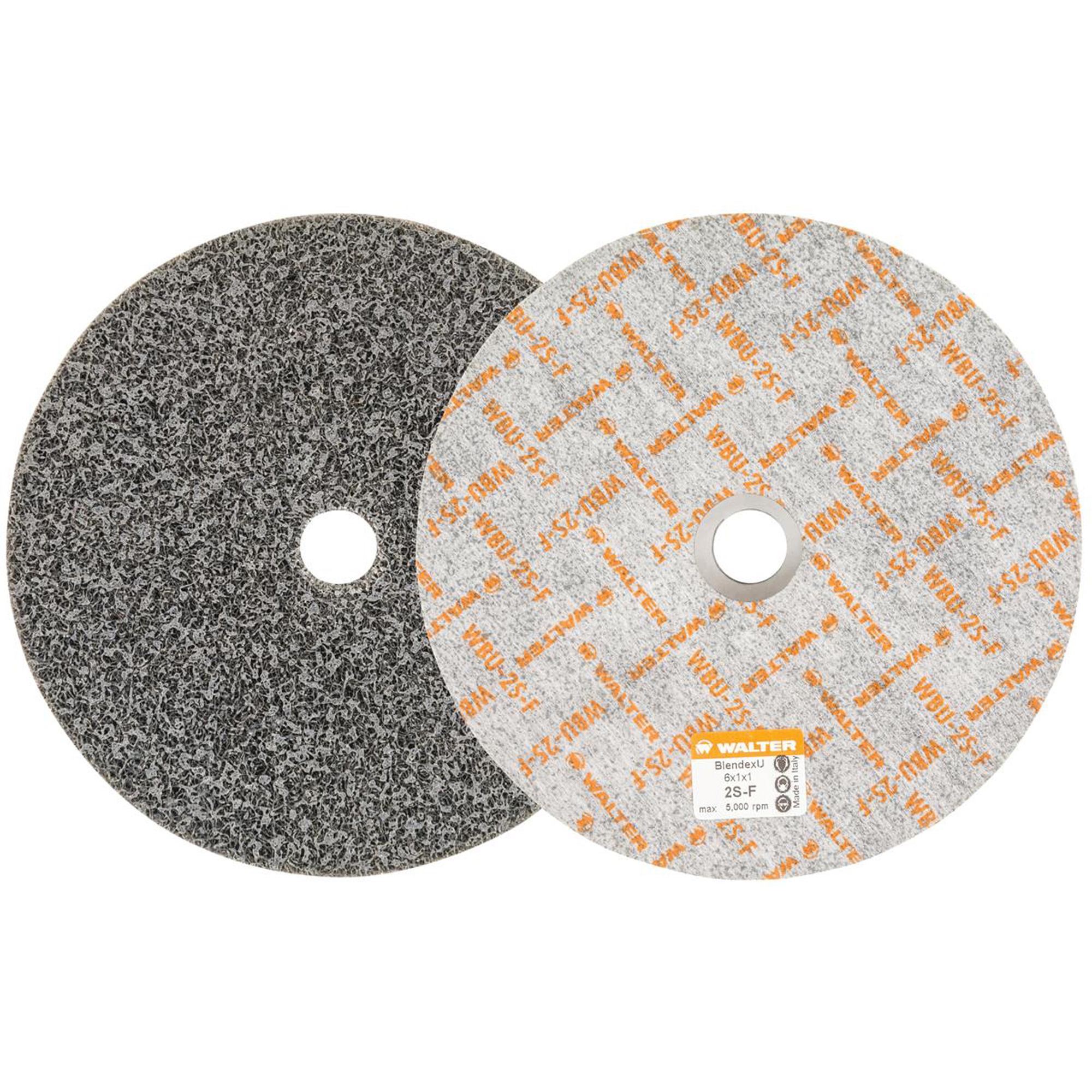 Disque de finition Blendex UMC, 6" dia., Grain 2SF, Carbure de silicium
