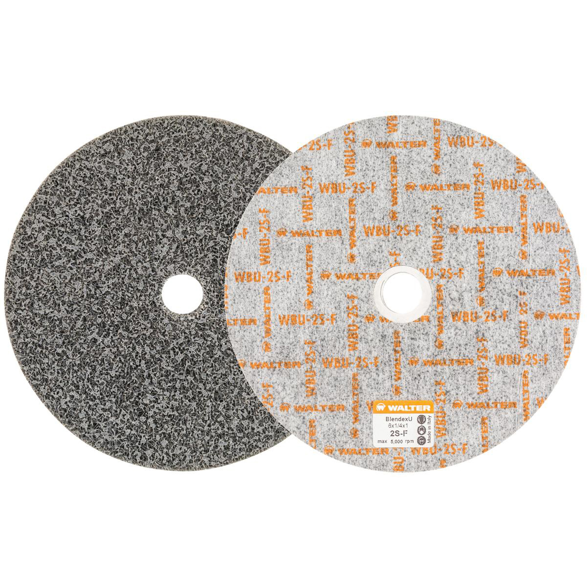 Disque de finition Blendex UMC, 6" dia., Grain 2SF, Carbure de silicium