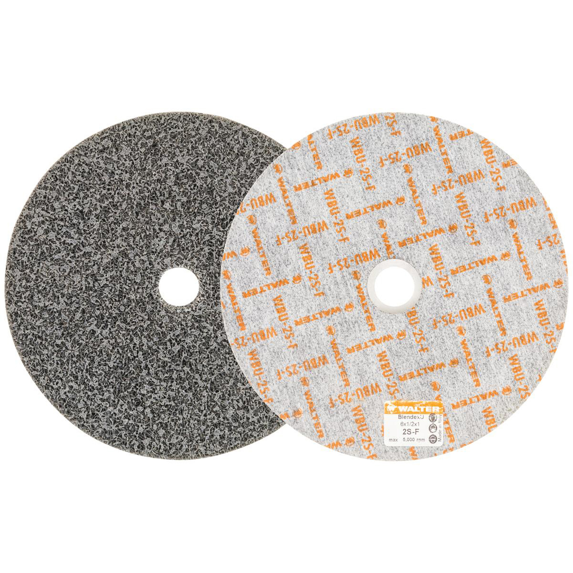 Disque de finition Blendex UMC, 6" dia., Grain 2SF, Carbure de silicium