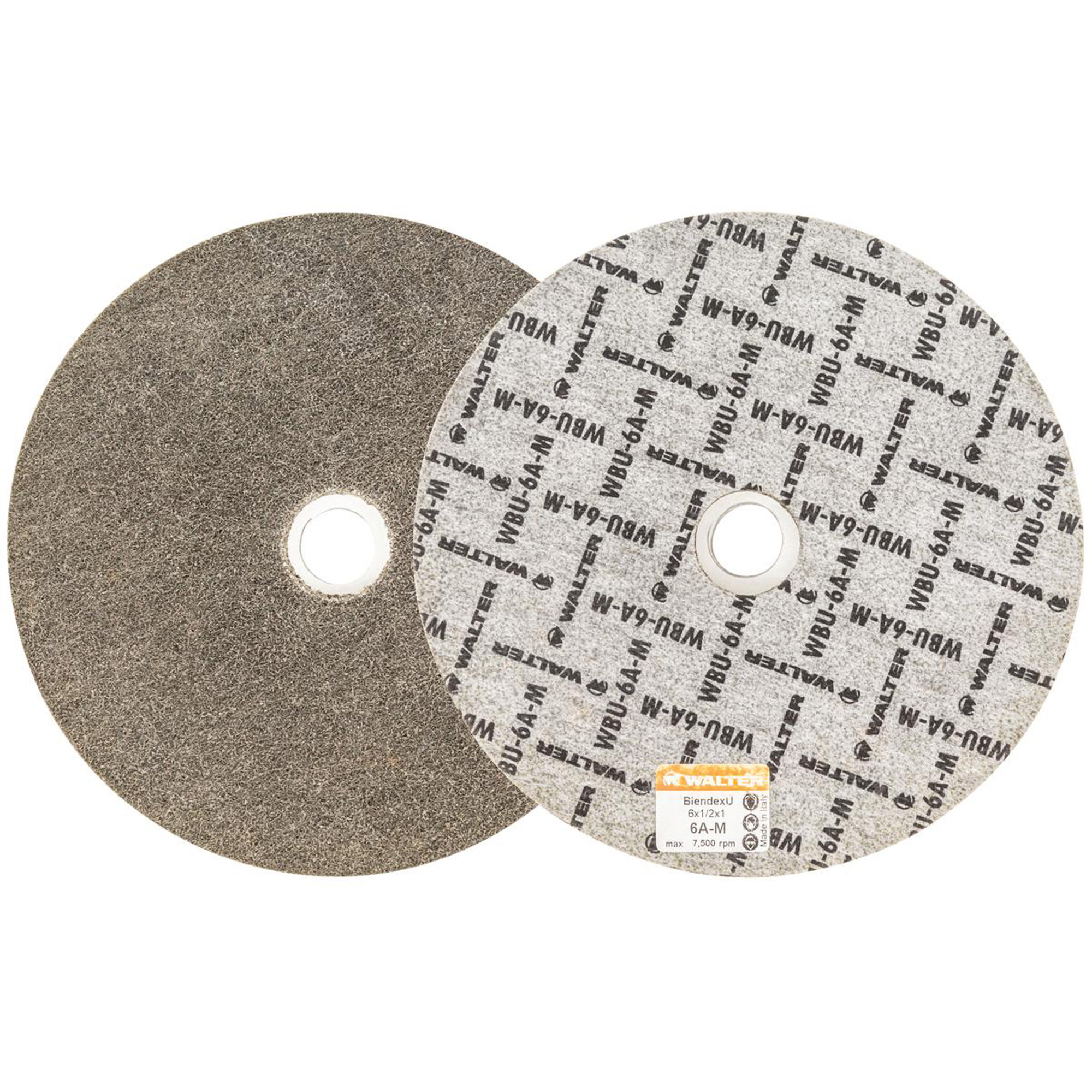 Disque de finition Blendex UMC, 6" dia., Grain 6AM, Carbure de silicium