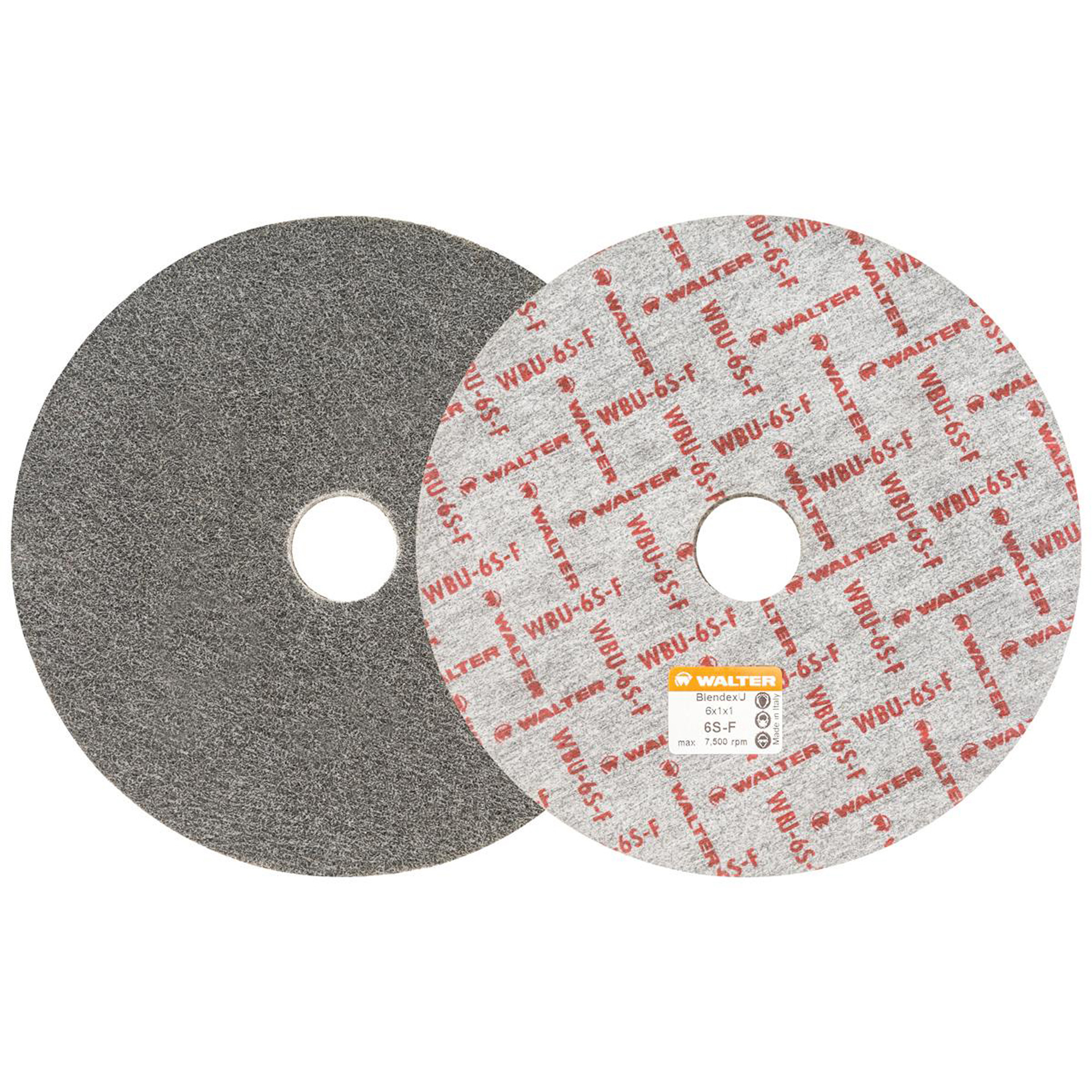 Disque de finition Blendex UMC, 6" dia., Grain 6SF, Carbure de silicium