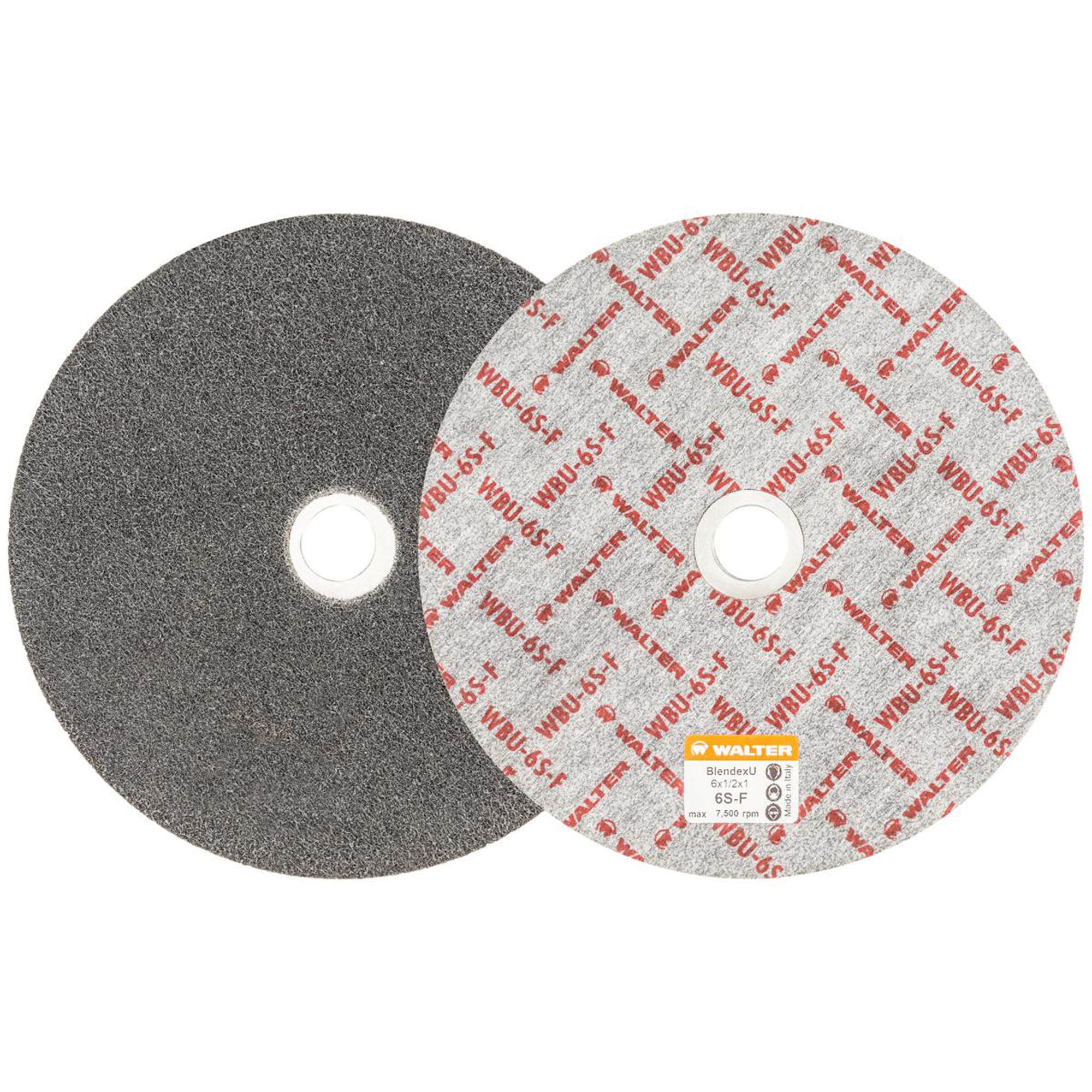 Disque de finition Blendex UMC, 6" dia., Grain 6SF, Carbure de silicium