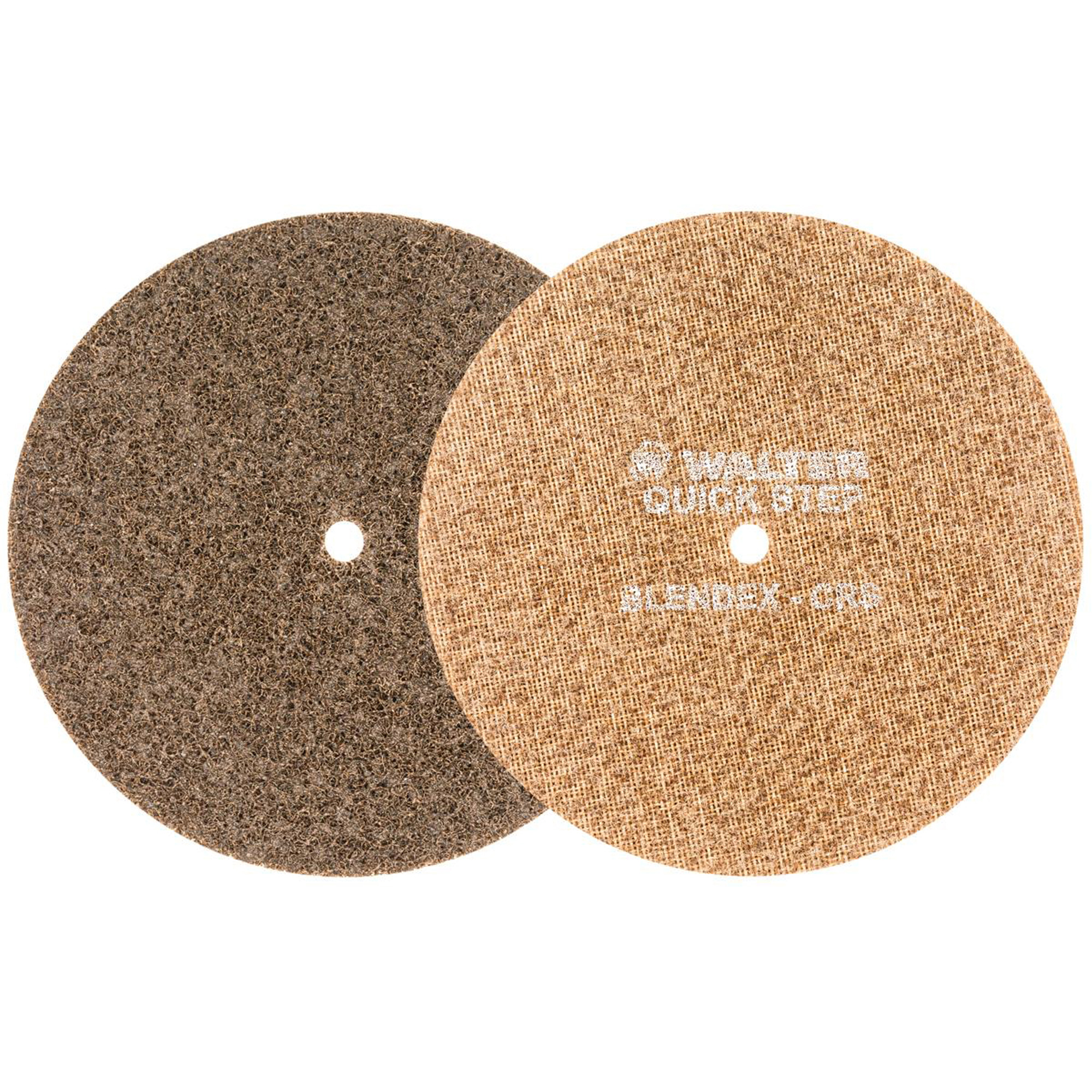 Disque de préparation de surface QUICK-STEP BLENDEXMC, 7" dia., Grain Corsé, Oxyde d'aluminium